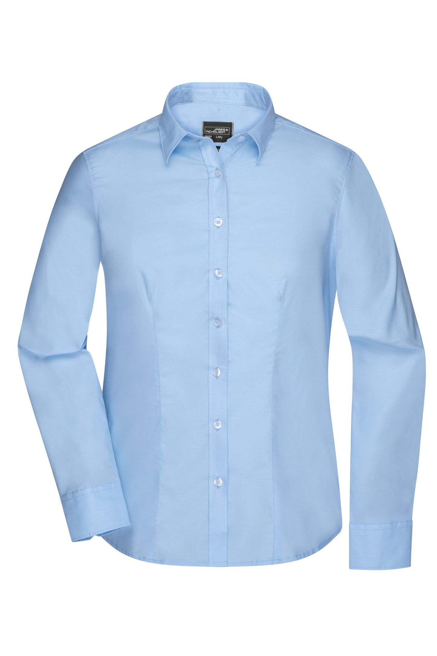 Camisa Senhora Manga Comprida Micro-Twill Algodão