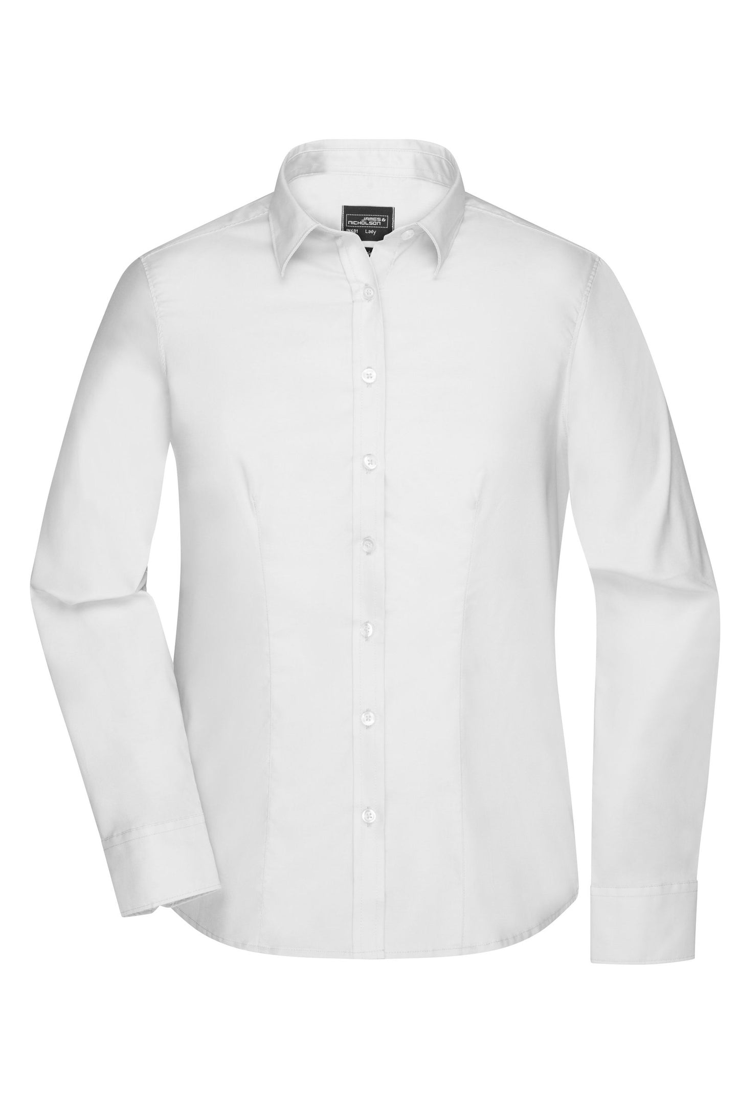 Camisa Senhora Manga Comprida Micro-Twill Algodão