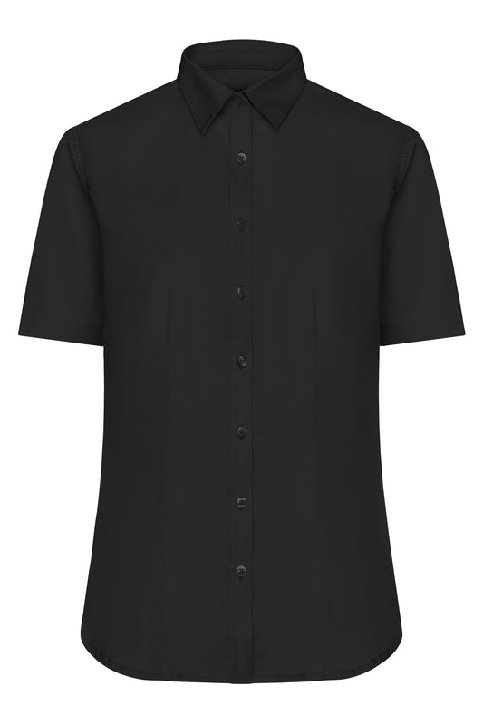 Camisa Senhora Manga Curta Micro-Twill Algodão