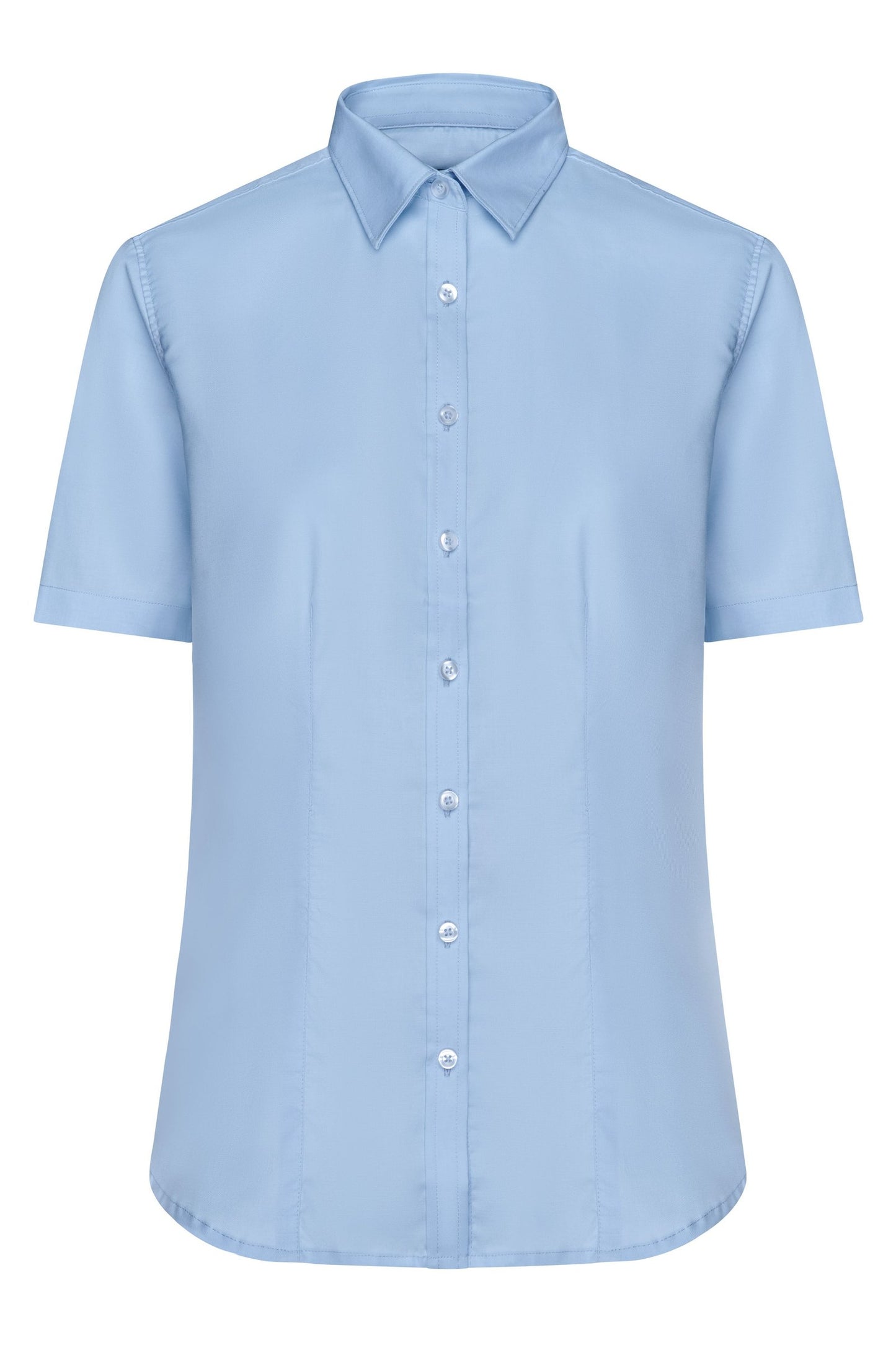 Camisa Senhora Manga Curta Micro-Twill Algodão