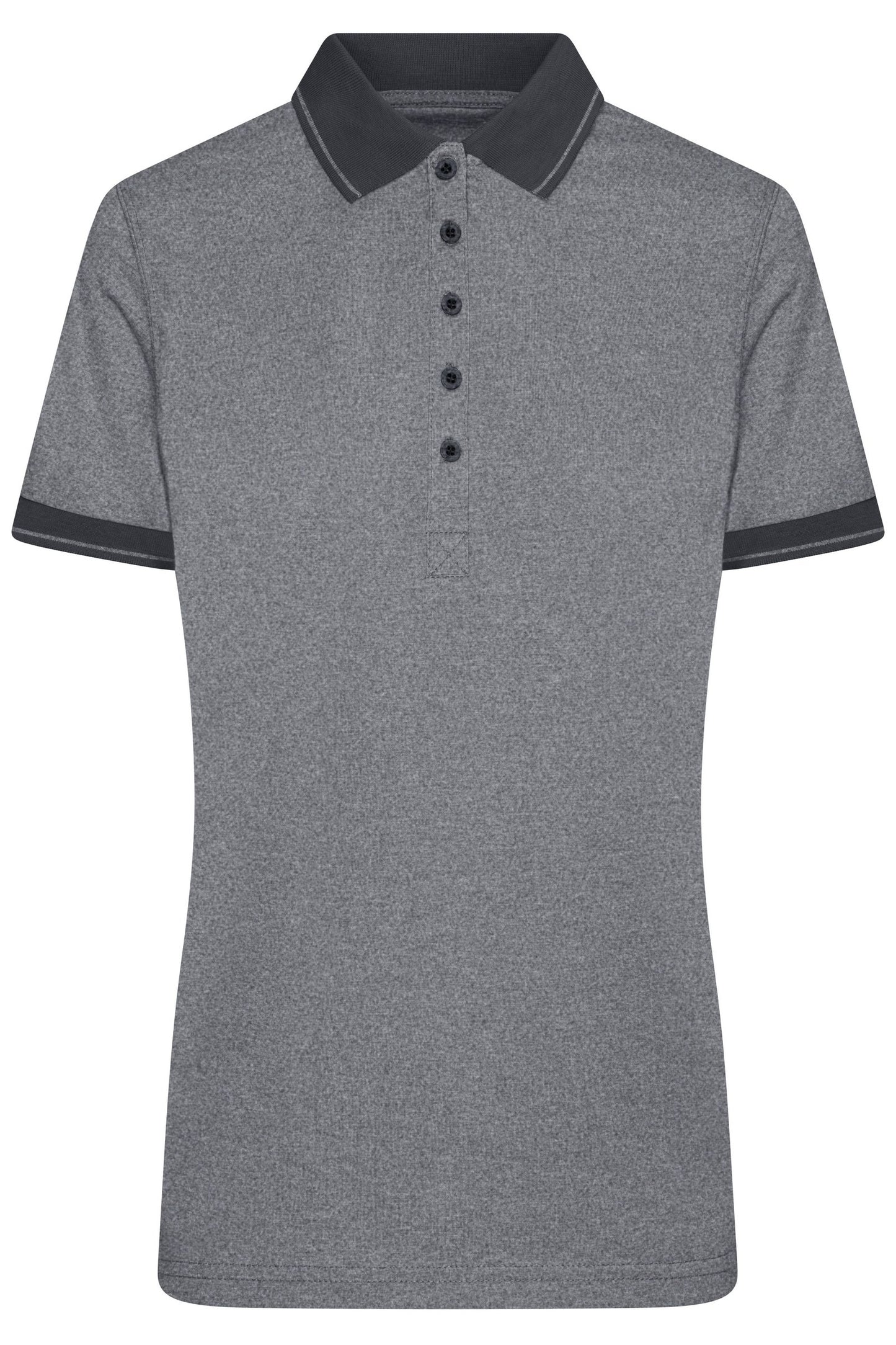 Polo Feminino Melange com Detalhes Elegantes