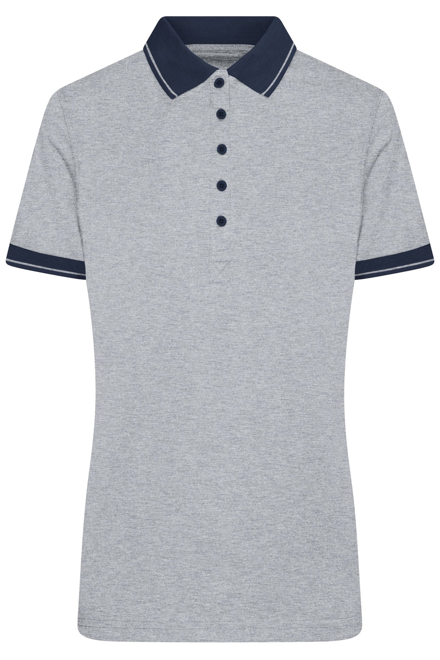 Polo Feminino Melange com Detalhes Elegantes