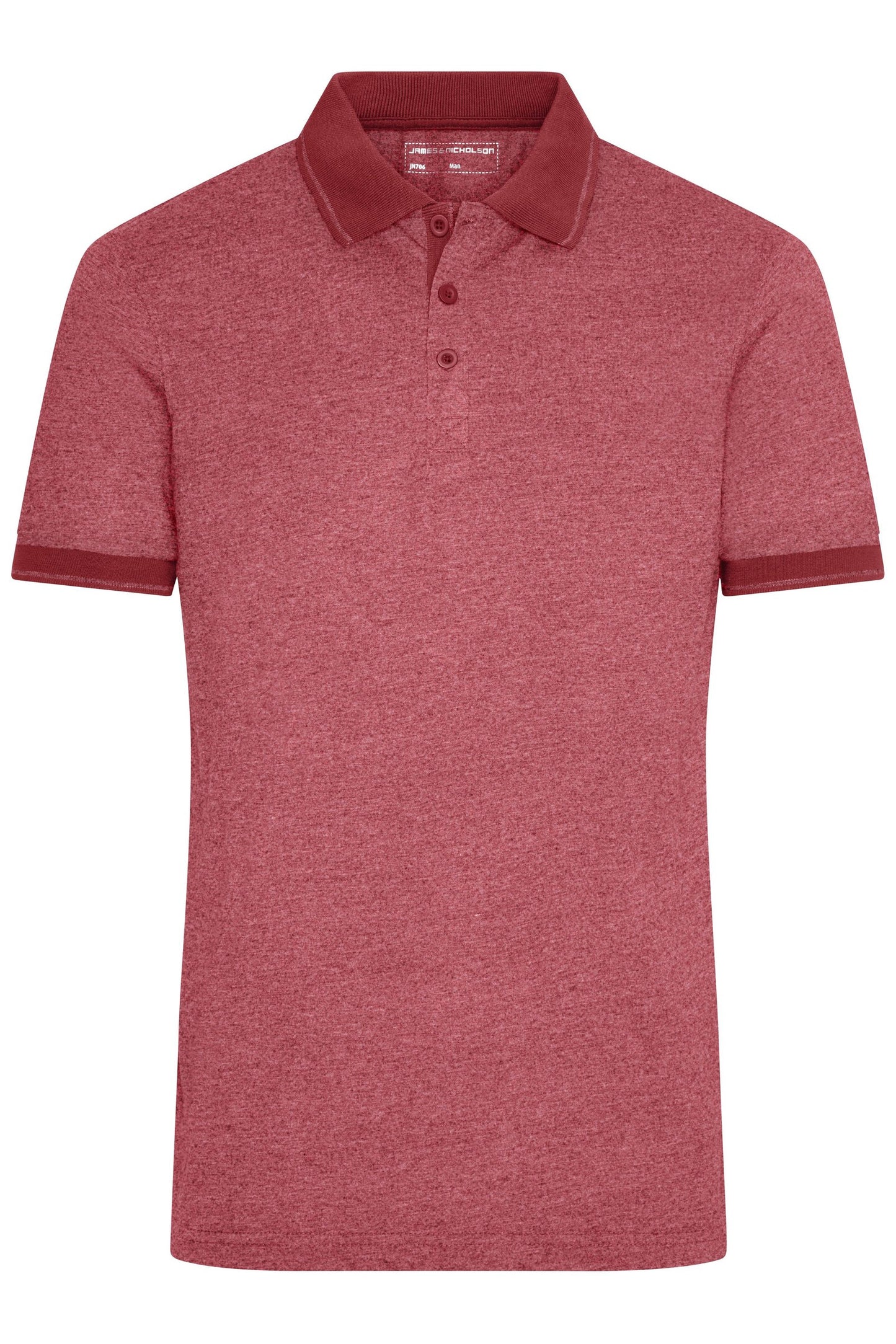 Polo Mesclado Masculino com Detalhes Modernos