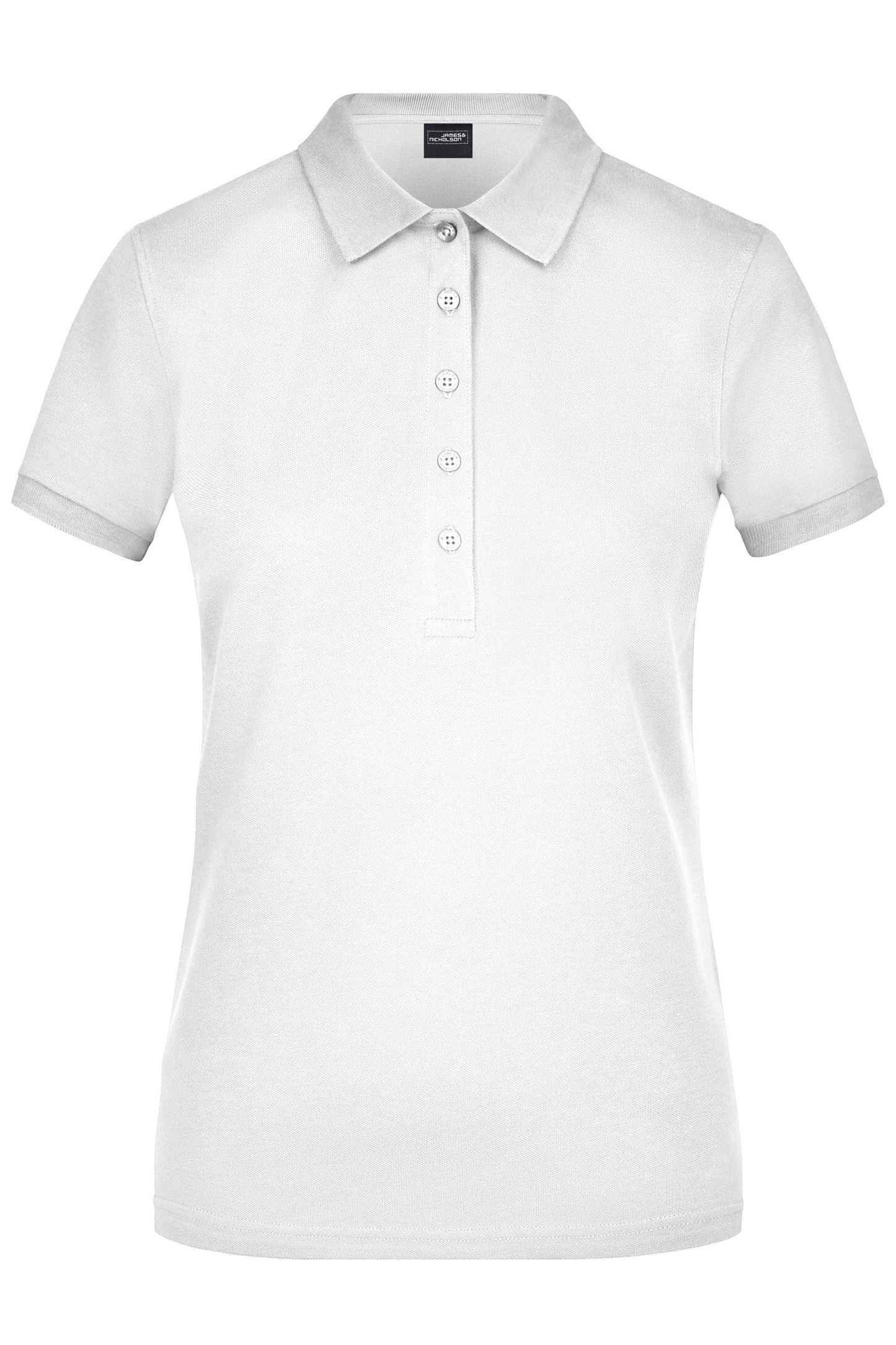 Polo Elástico Feminino em Piqué Clássico