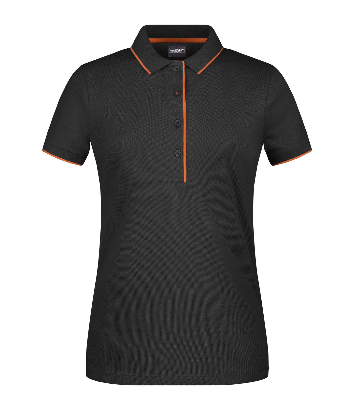 Polo Senhora com Risca Contrastante - Estilo Clássico