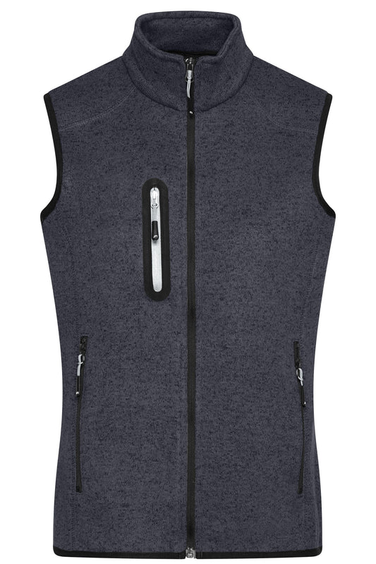 Colete de Pêlo Cardado Masculino com Gola Alta