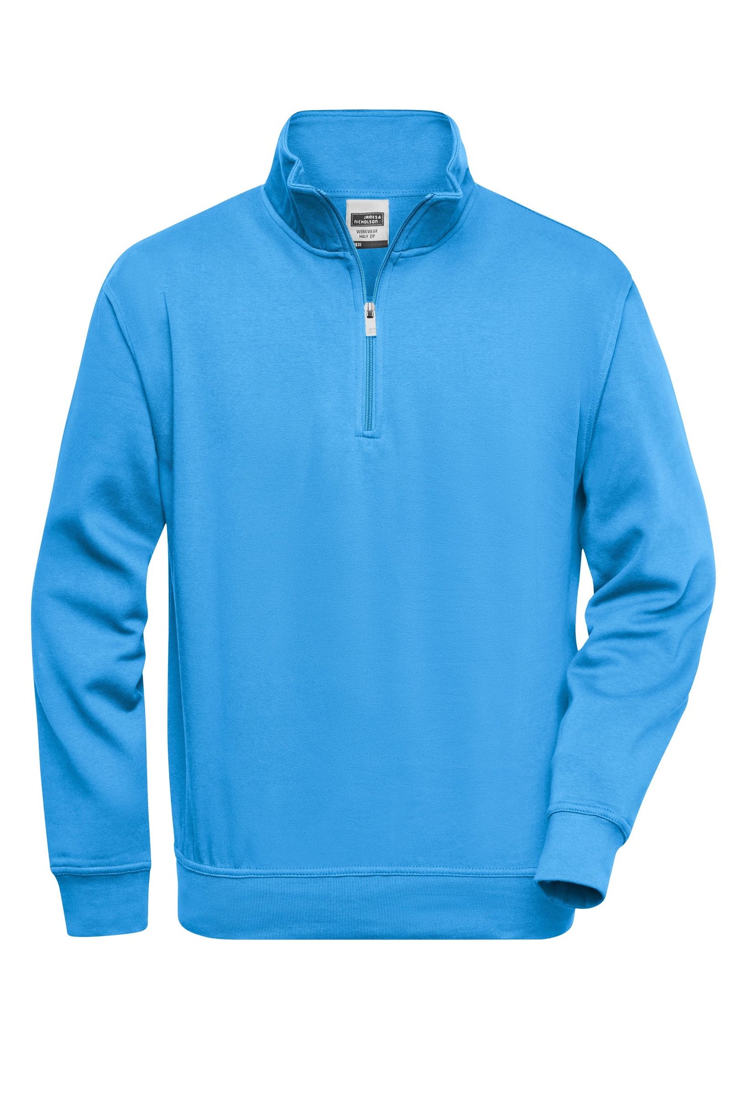 Sweatshirt Workwear com Meio Zíper e Gola Alta