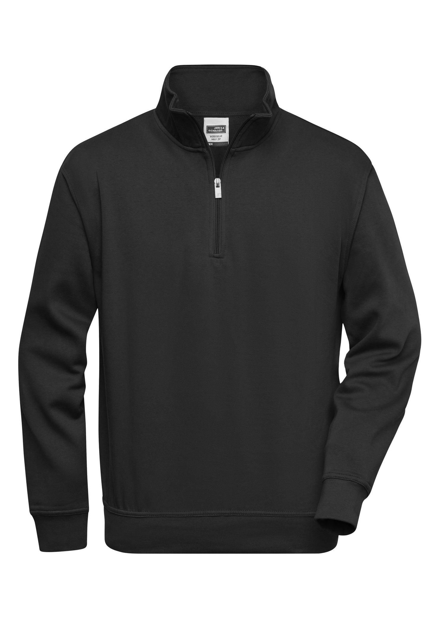 Sweatshirt Workwear com Meio Zíper e Gola Alta