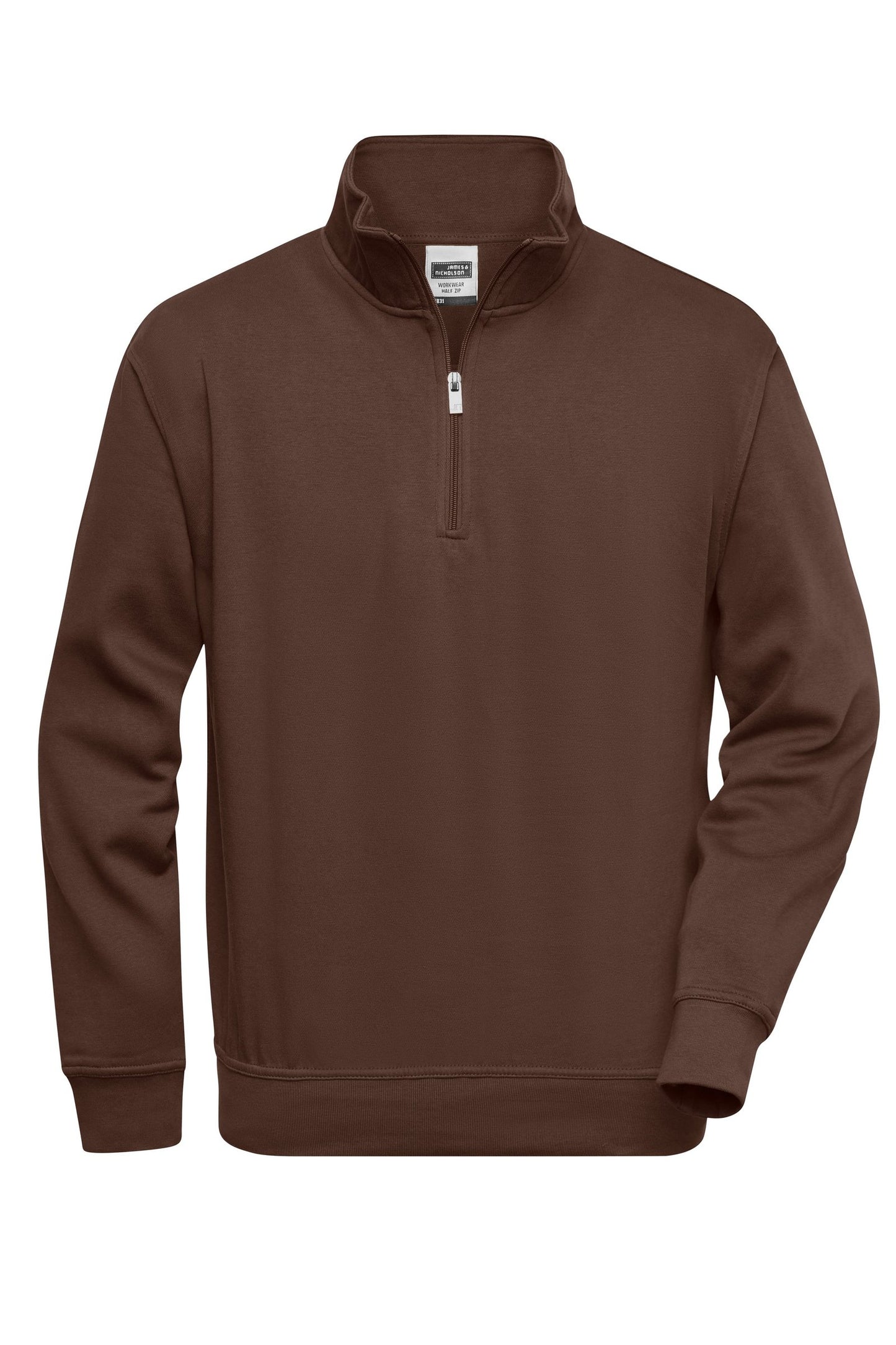 Sweatshirt Workwear com Meio Zíper e Gola Alta
