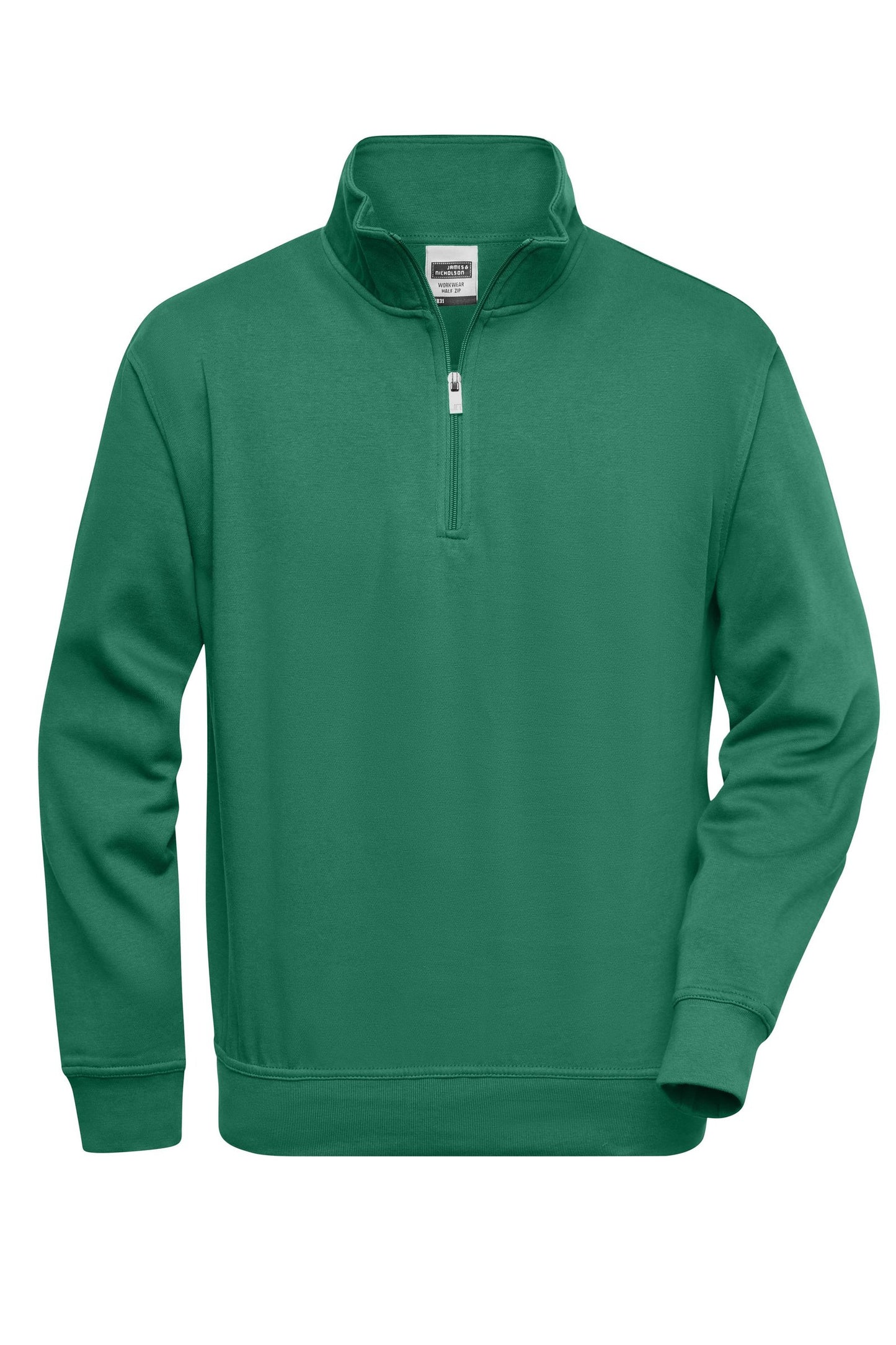 Sweatshirt Workwear com Meio Zíper e Gola Alta