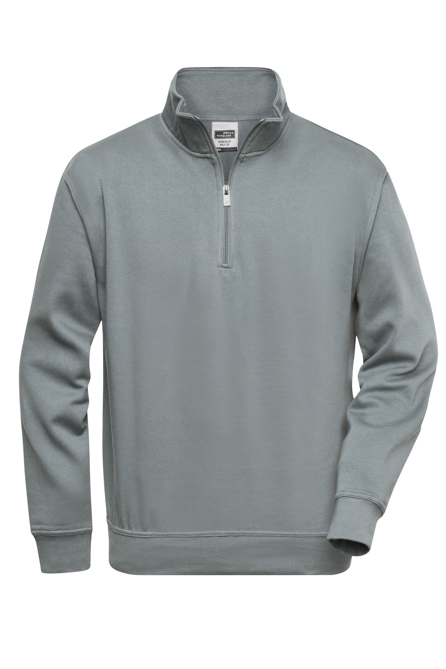 Sweatshirt Workwear com Meio Zíper e Gola Alta