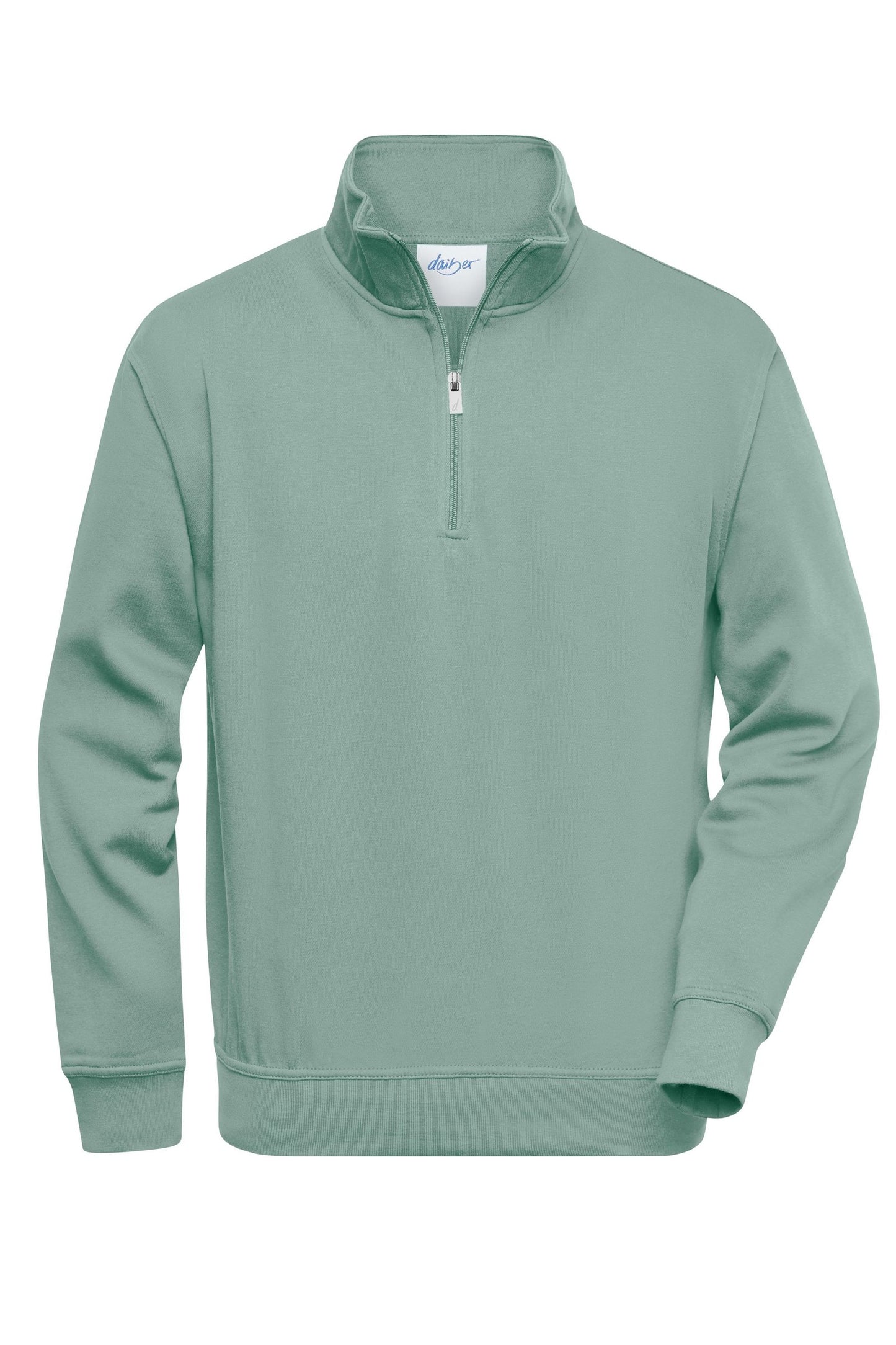 Sweatshirt Workwear com Meio Zíper e Gola Alta