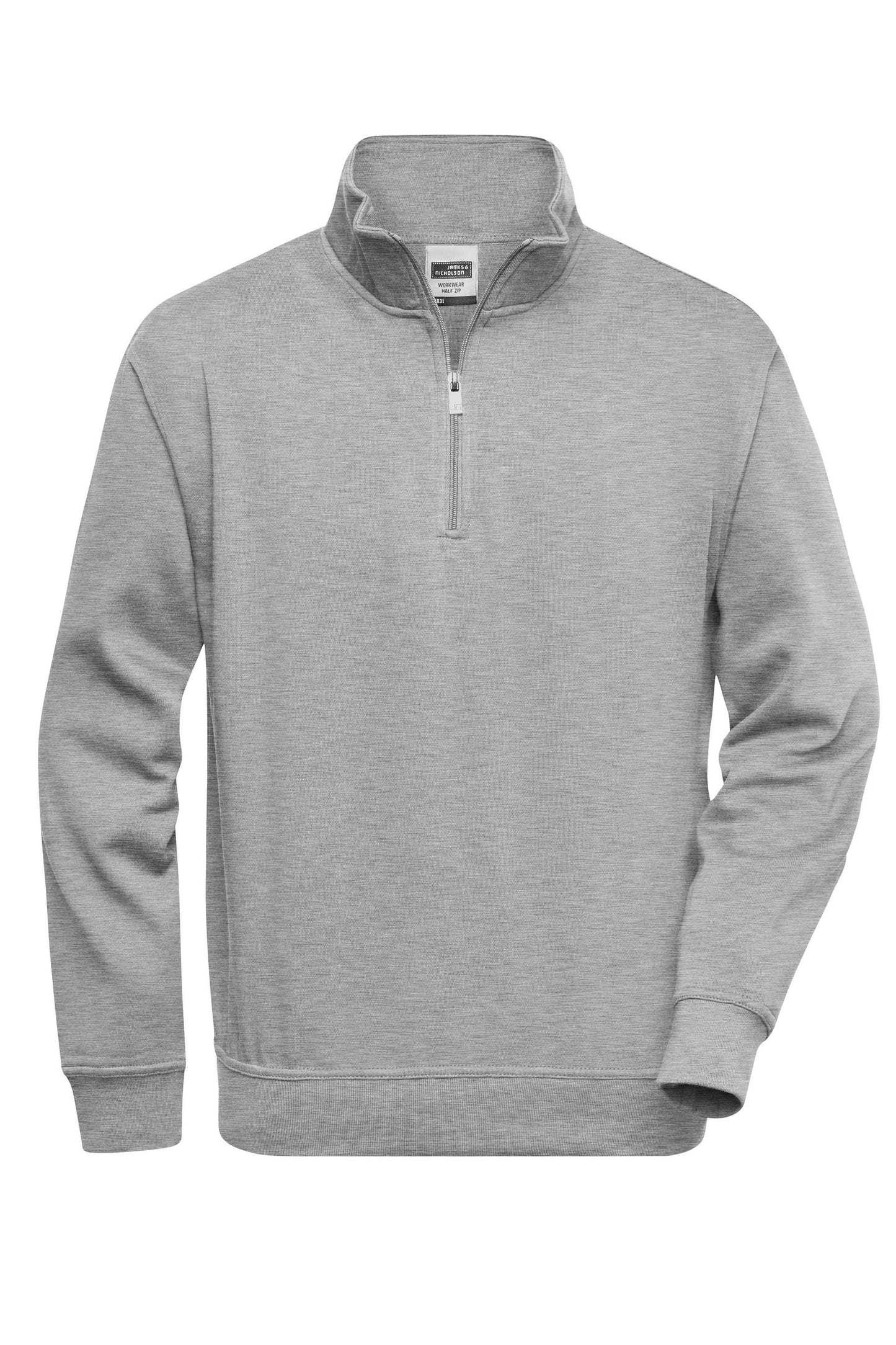 Sweatshirt Workwear com Meio Zíper e Gola Alta