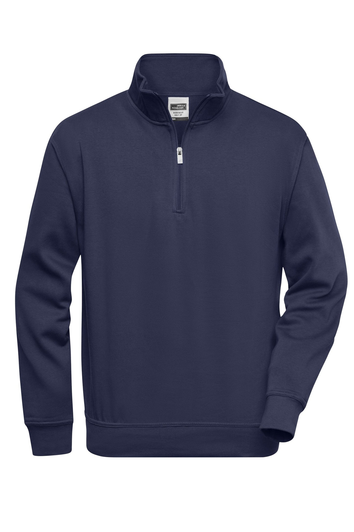 Sweatshirt Workwear com Meio Zíper e Gola Alta