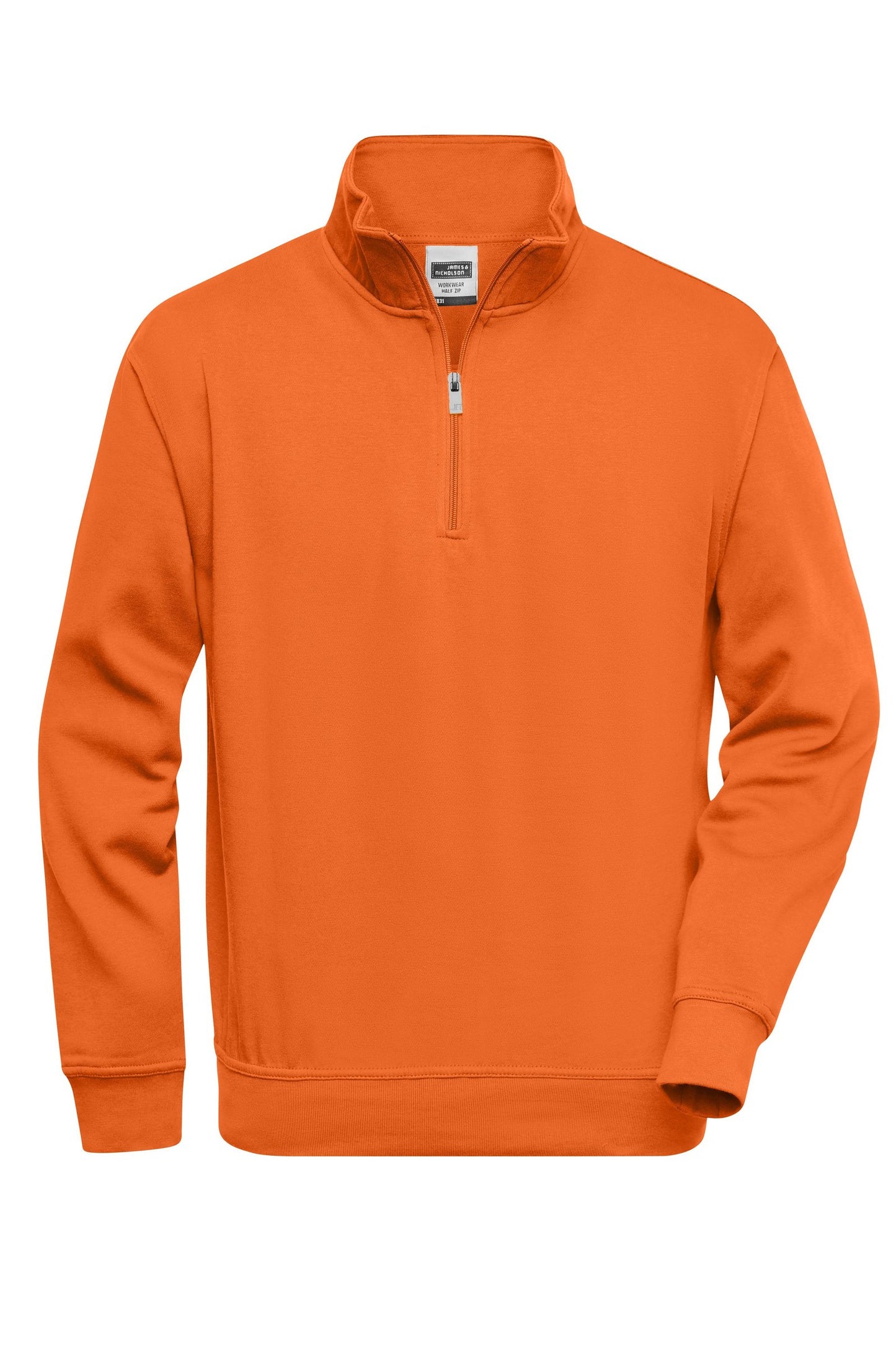 Sweatshirt Workwear com Meio Zíper e Gola Alta