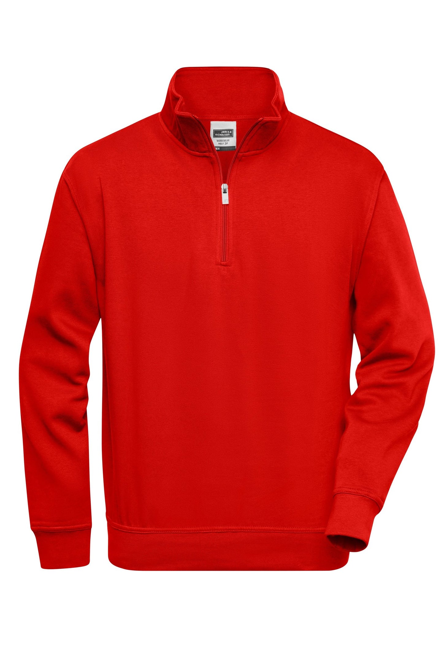 Sweatshirt Workwear com Meio Zíper e Gola Alta