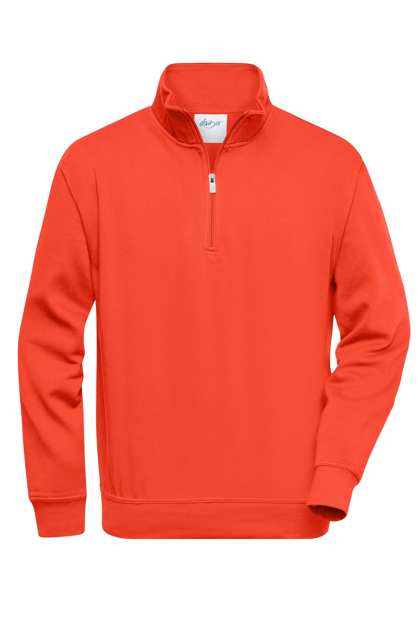 Sweatshirt Workwear com Meio Zíper e Gola Alta