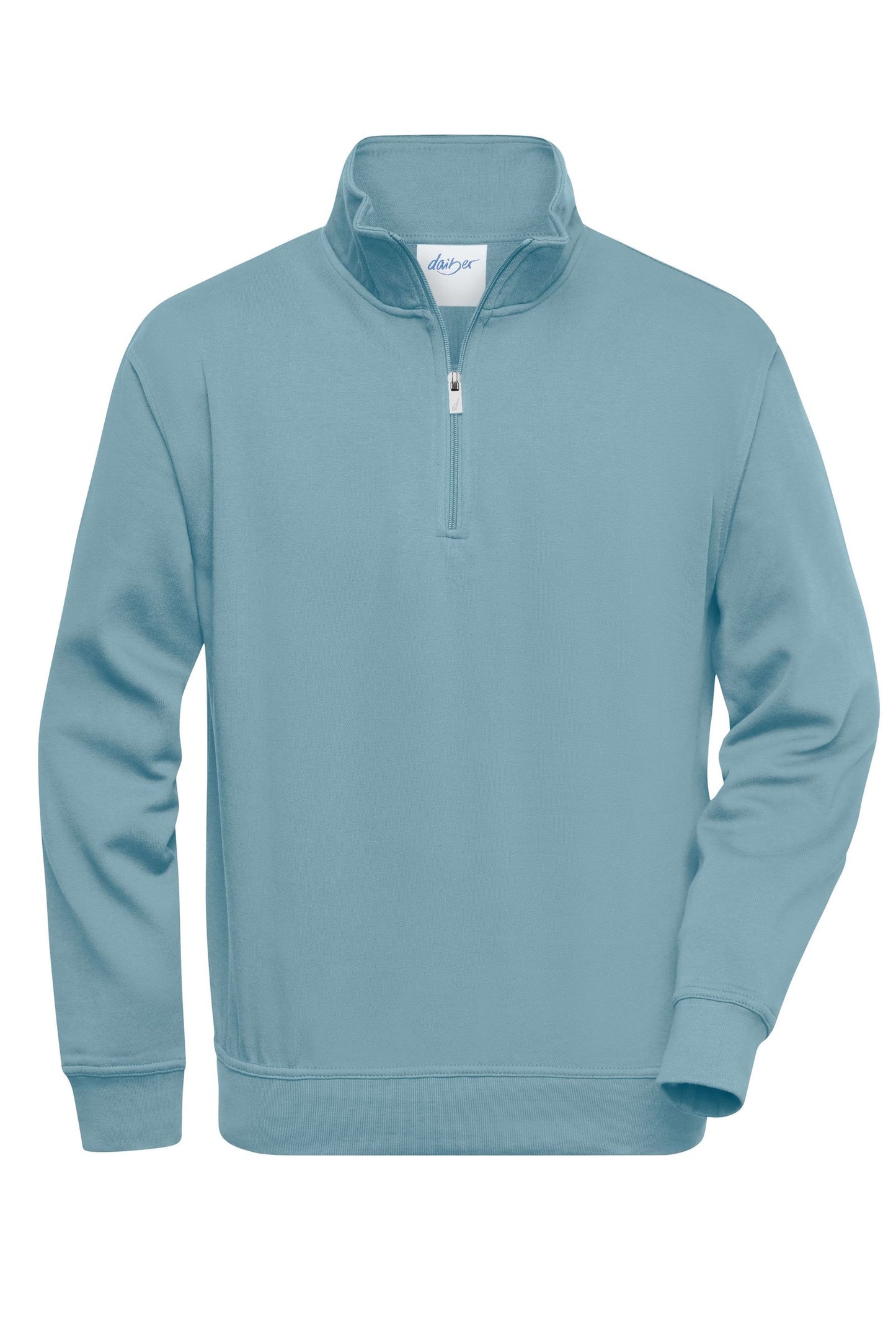 Sweatshirt Workwear com Meio Zíper e Gola Alta