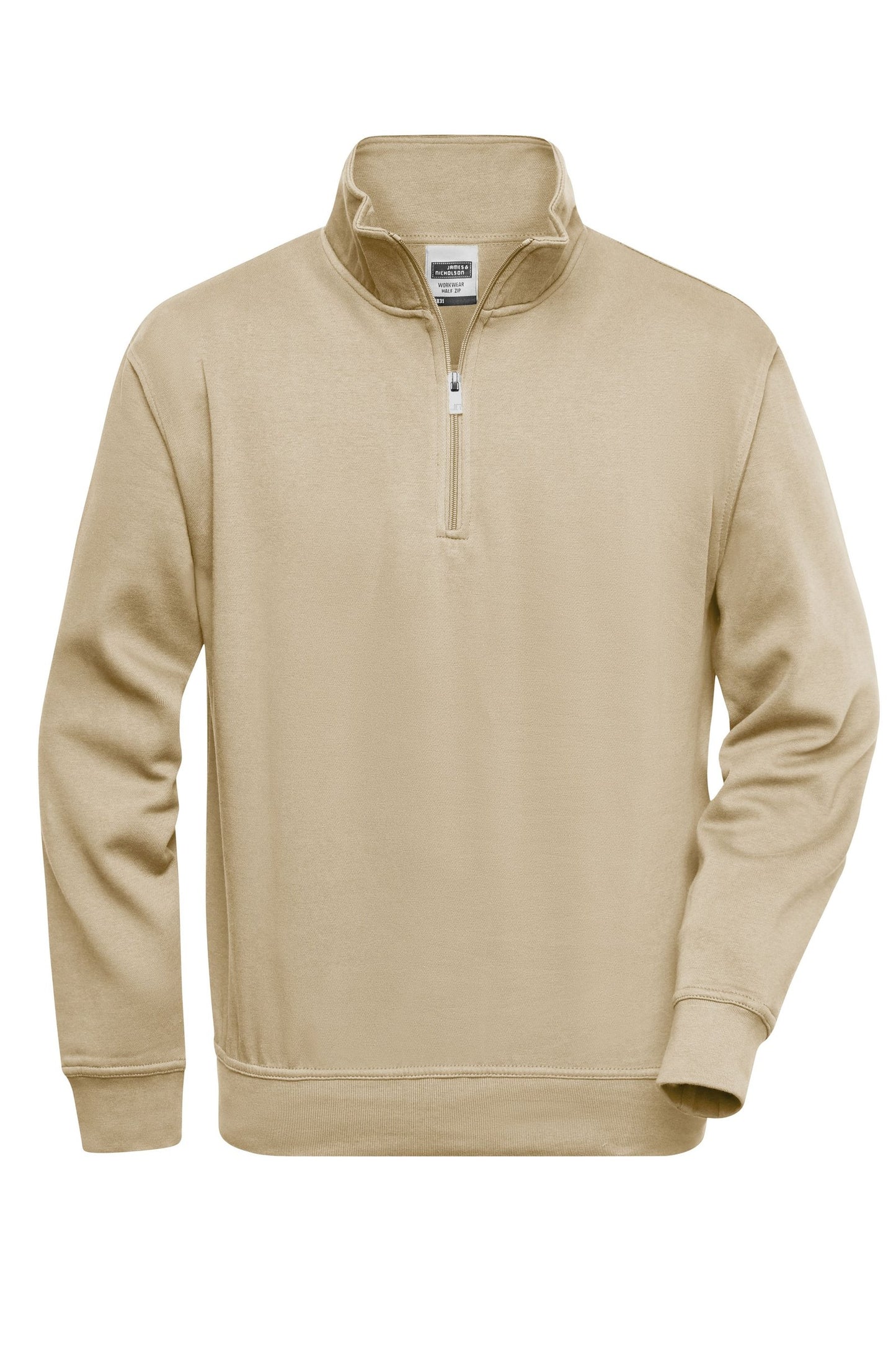 Sweatshirt Workwear com Meio Zíper e Gola Alta