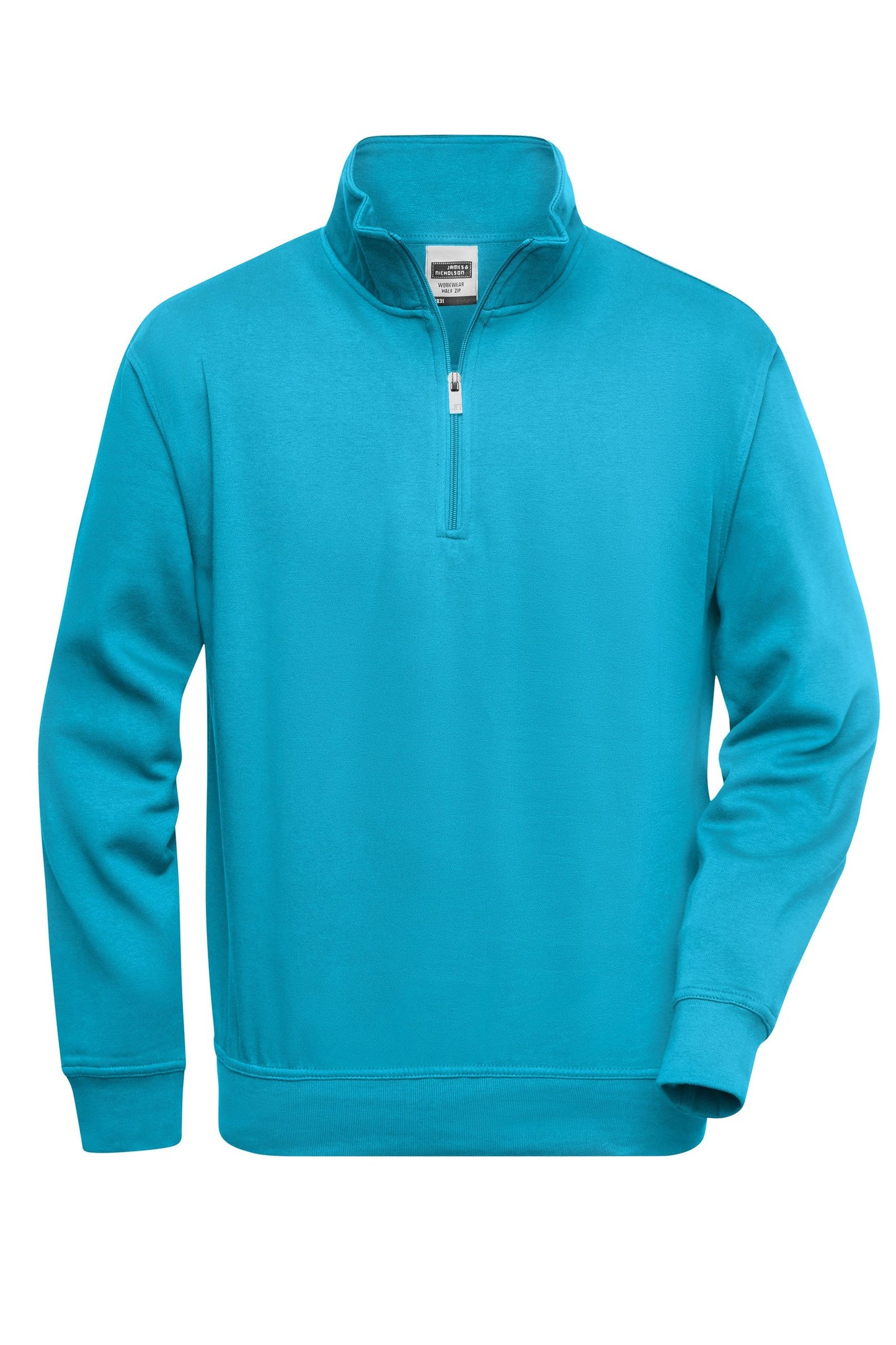 Sweatshirt Workwear com Meio Zíper e Gola Alta