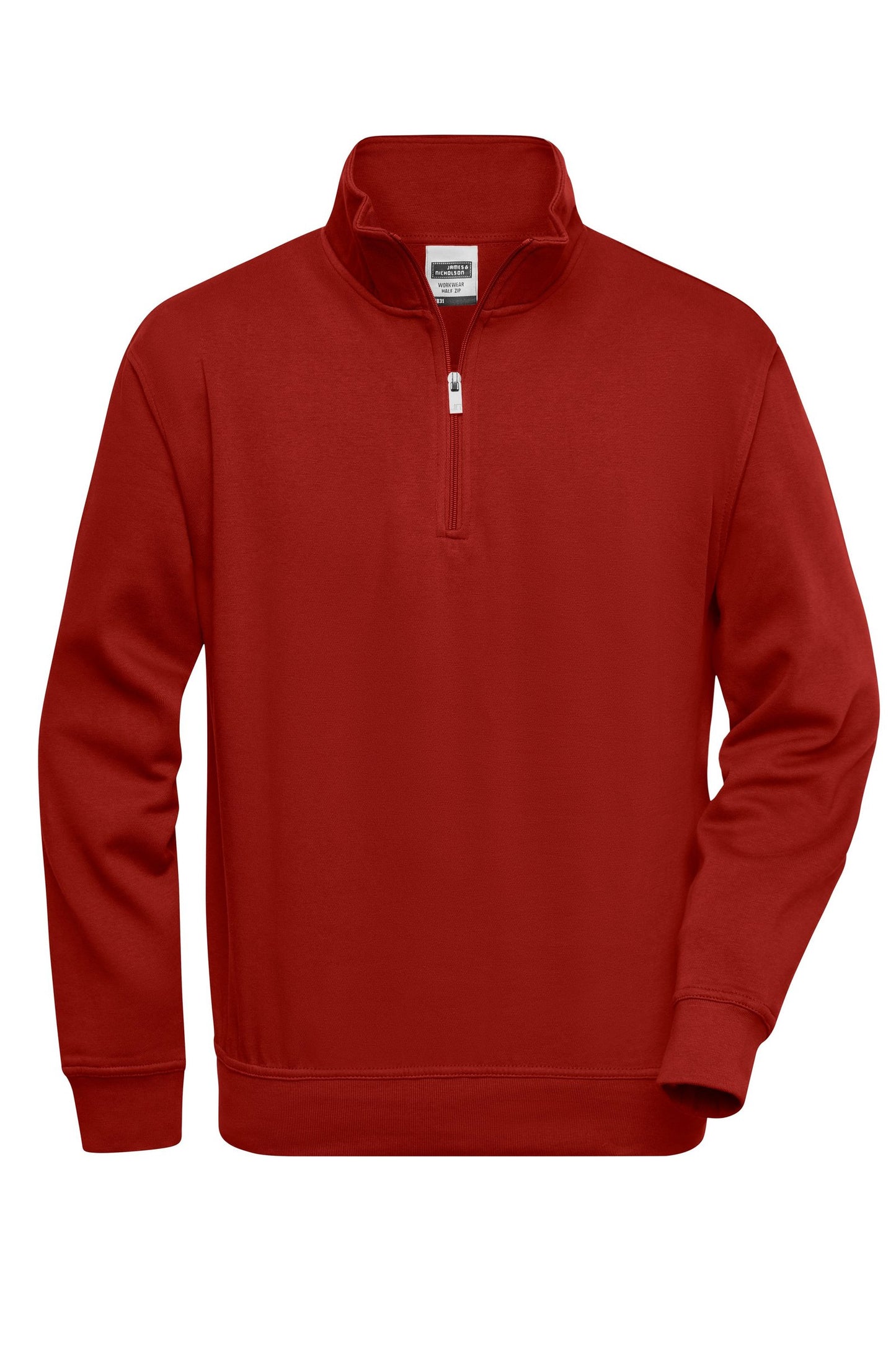 Sweatshirt Workwear com Meio Zíper e Gola Alta