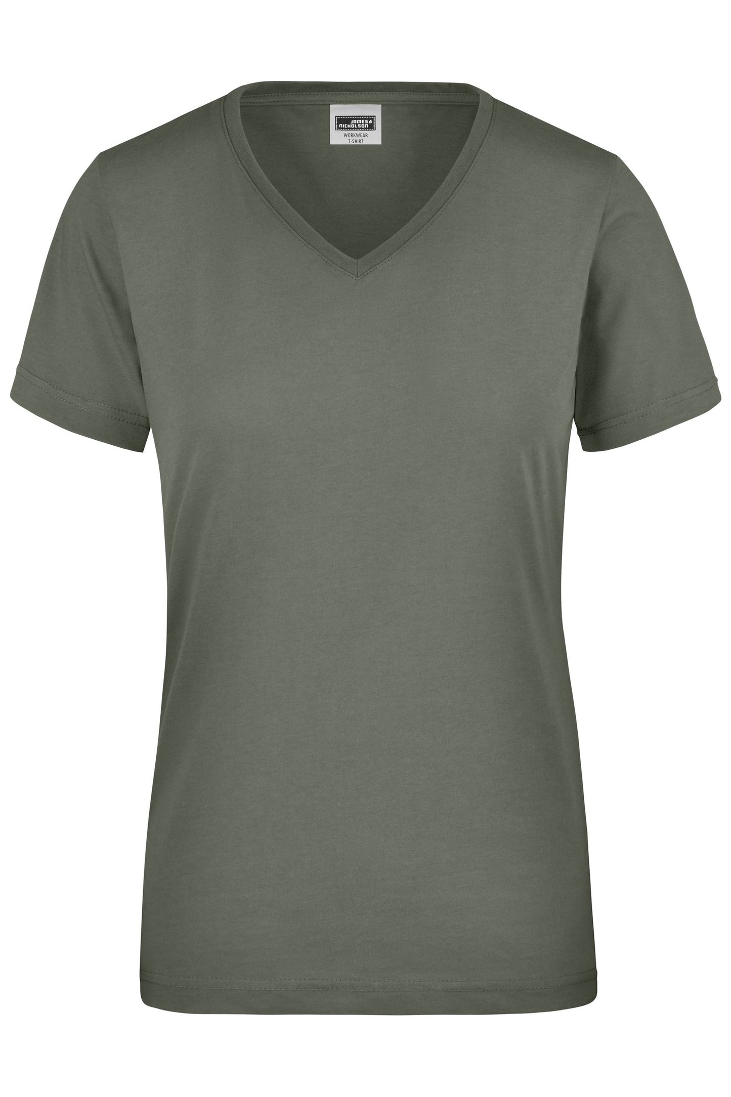 T-shirt de Trabalho Feminina Resistente e Fácil de Cuidar