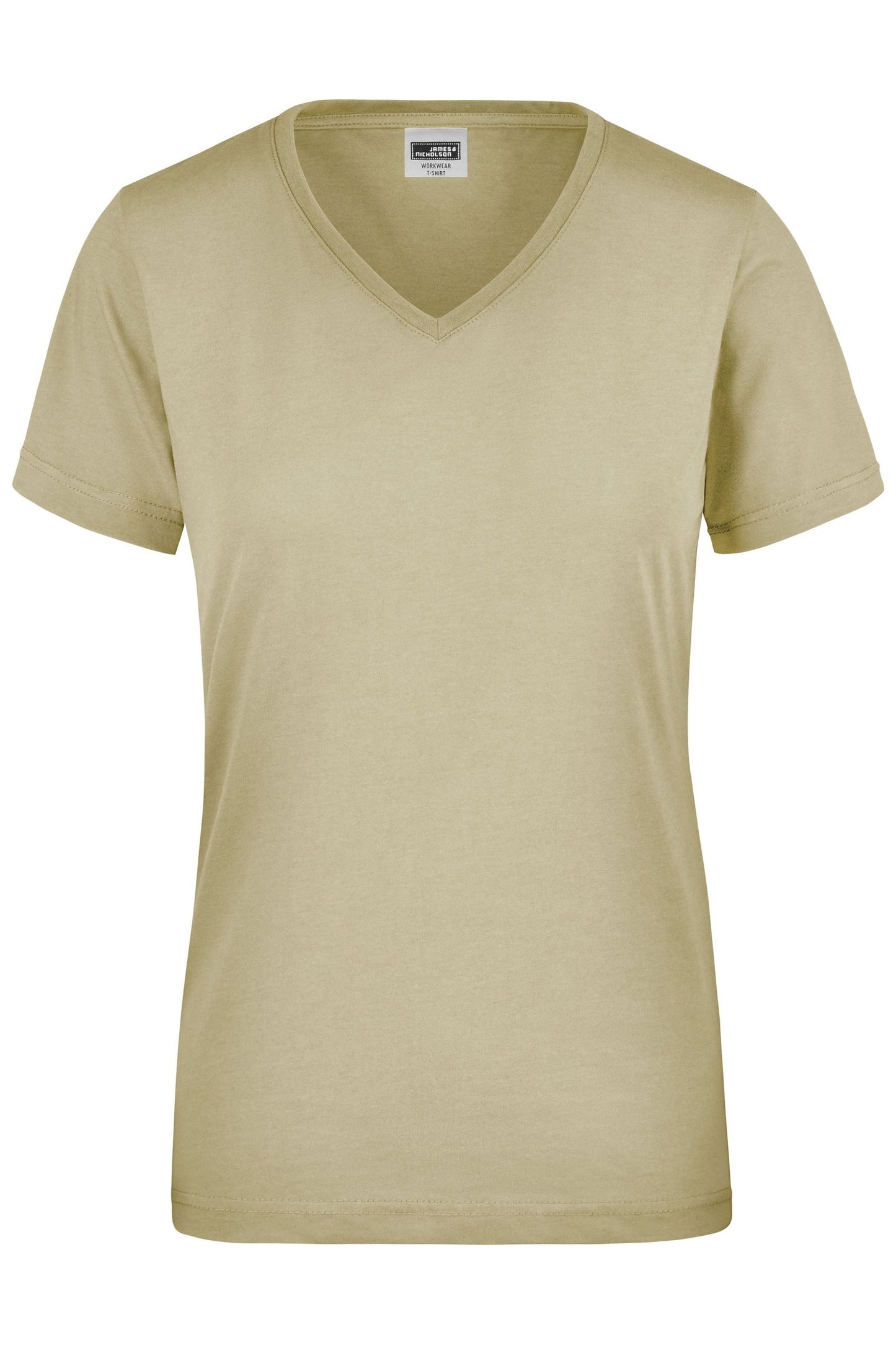 T-shirt de Trabalho Feminina Resistente e Fácil de Cuidar