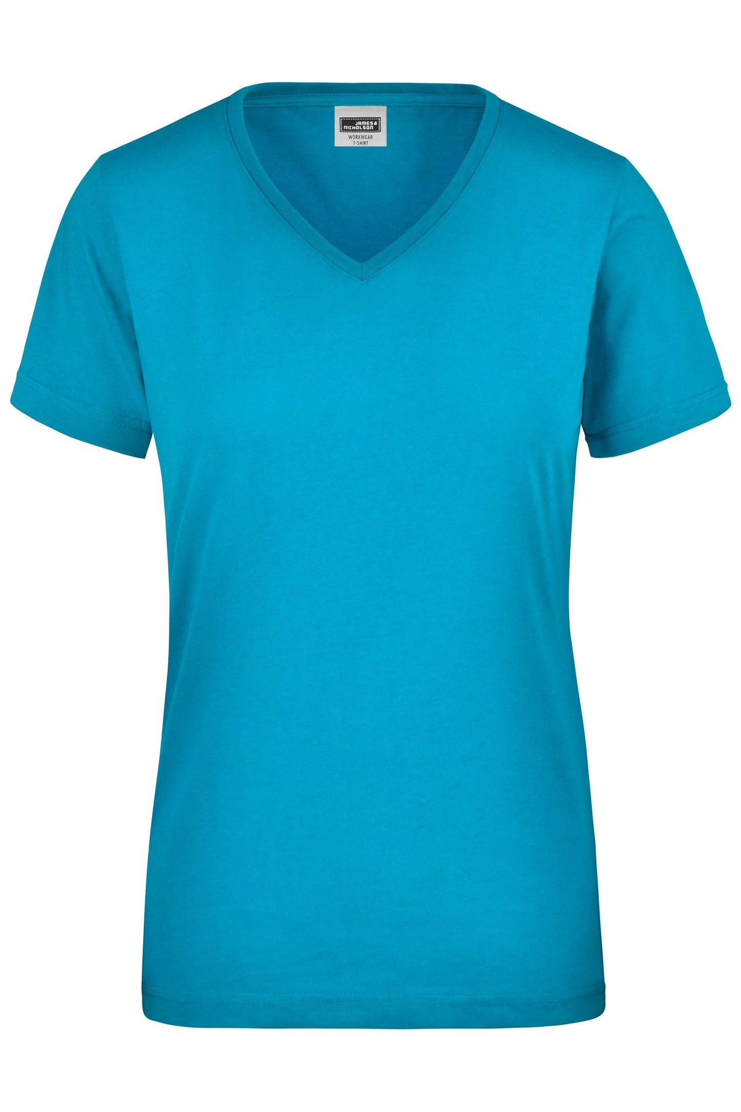 T-shirt de Trabalho Feminina Resistente e Fácil de Cuidar