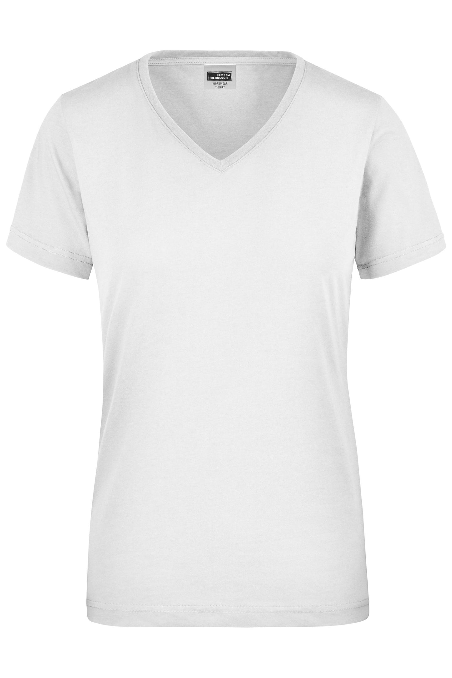 T-shirt de Trabalho Feminina Resistente e Fácil de Cuidar