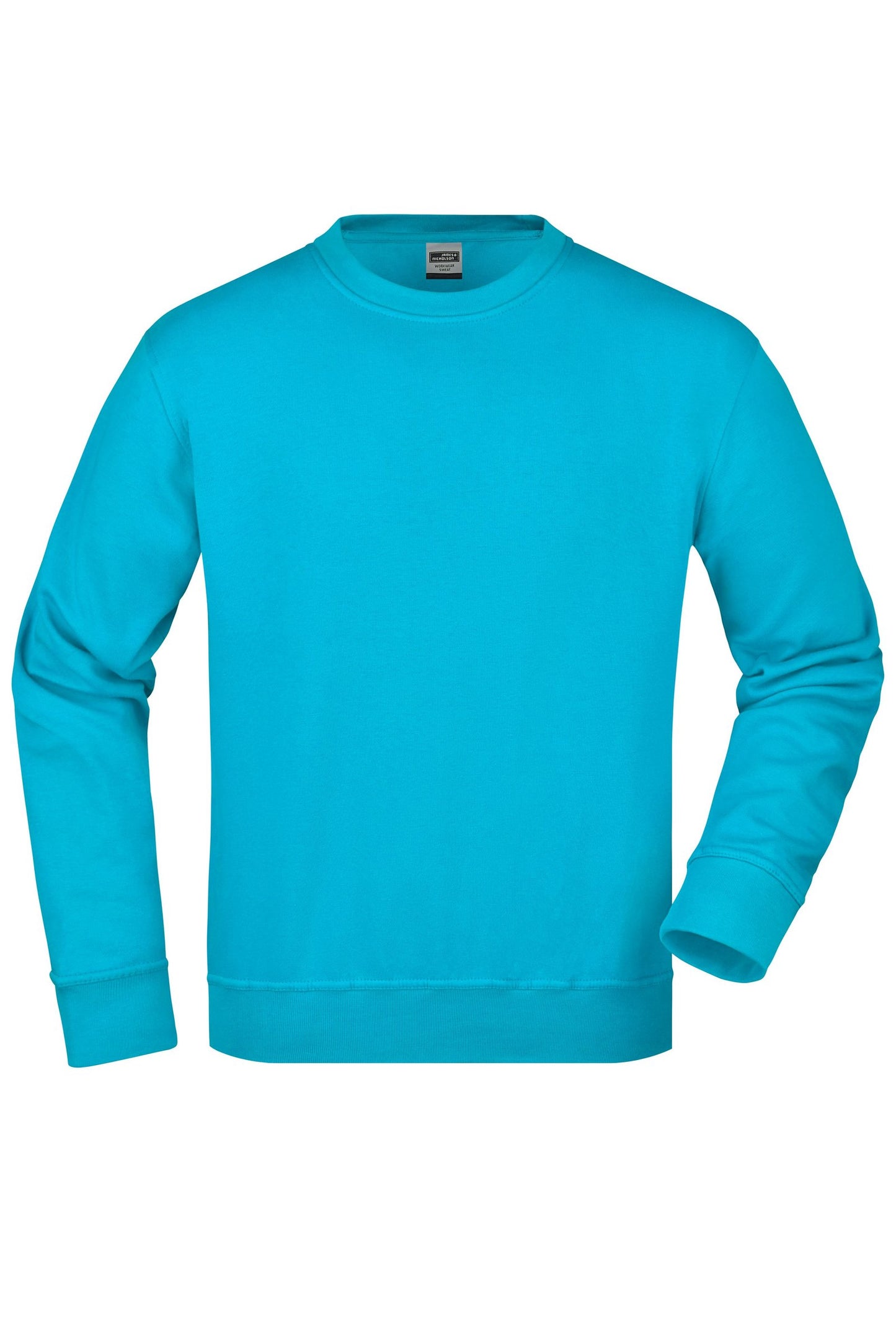 Sweatshirt Workwear de Gola Redonda Resistente