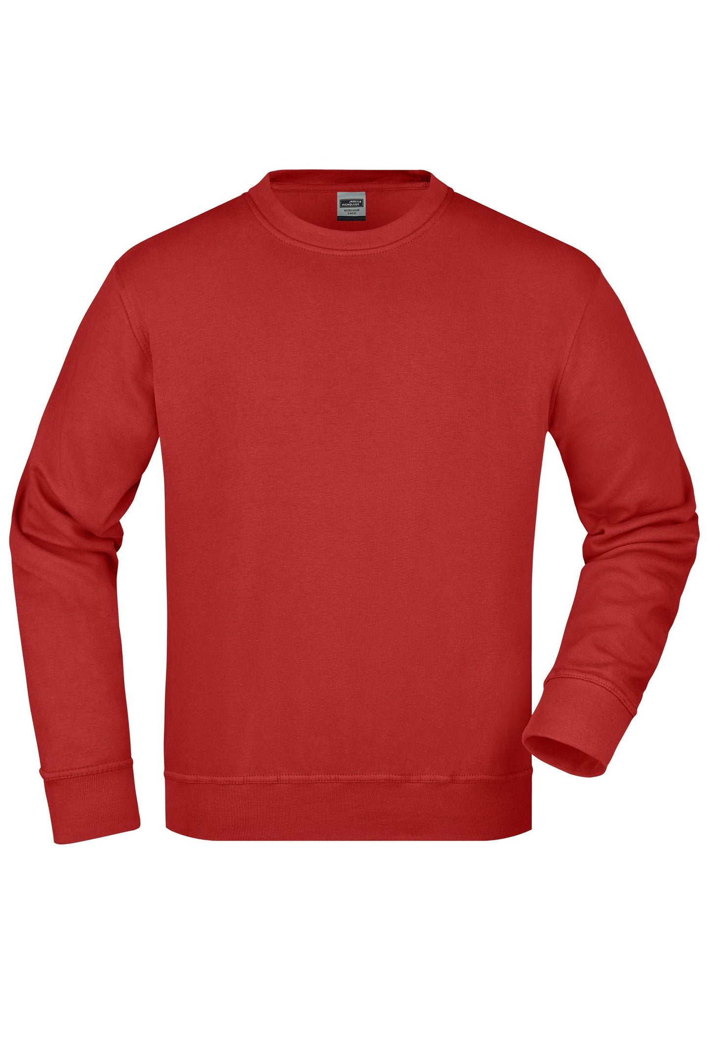 Sweatshirt Workwear de Gola Redonda Resistente