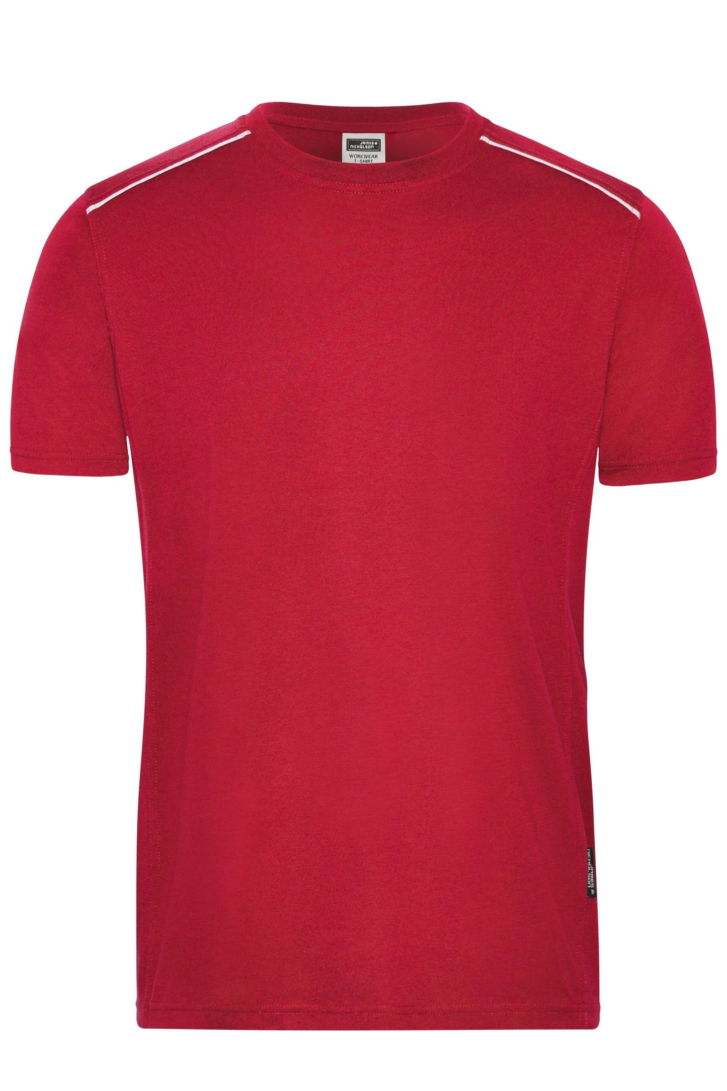 T-shirt Trabalho Homem SOLID com Piping Contrastante