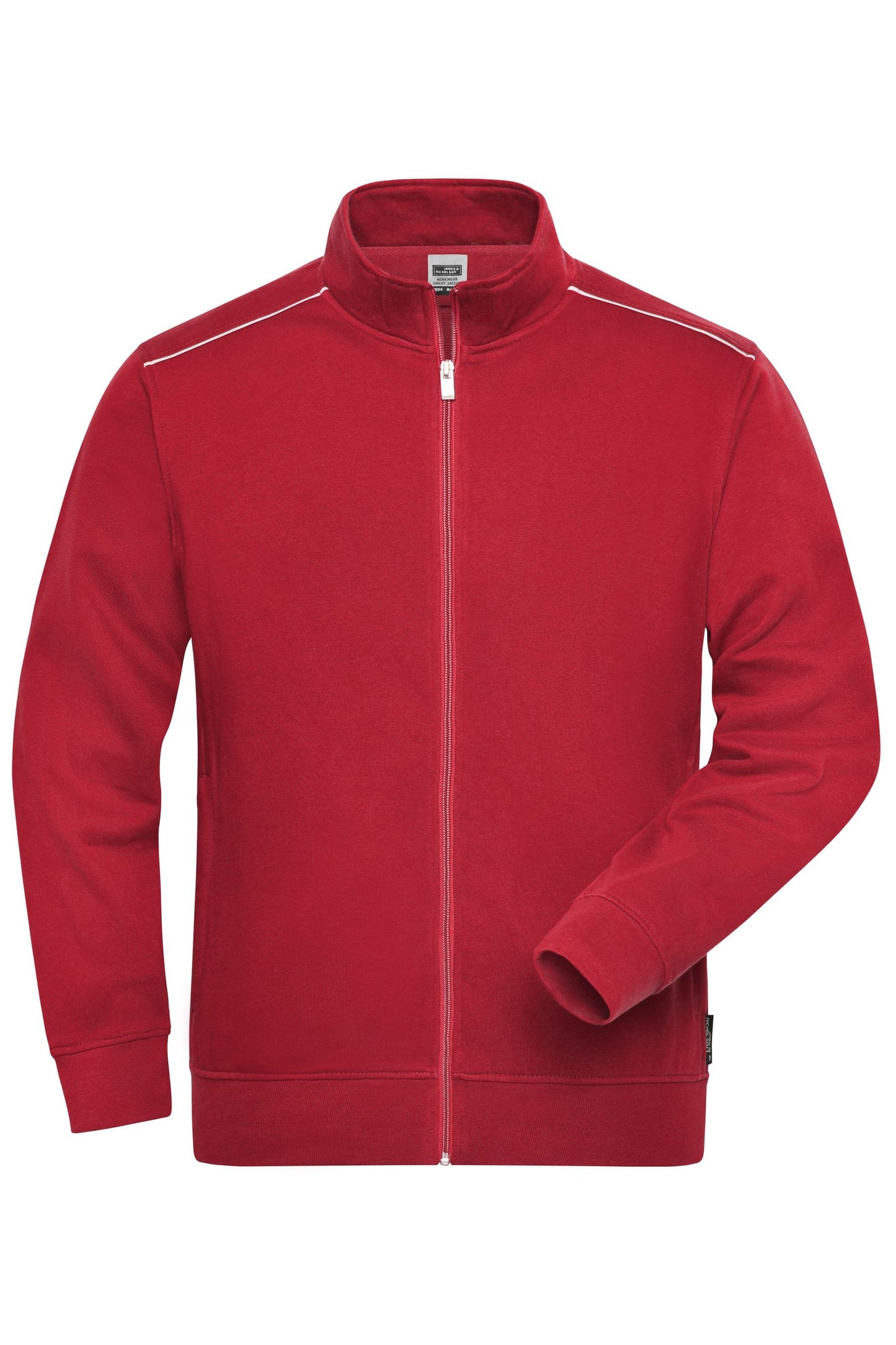 Sweat Jacket Workwear SOLID com Gola Alta