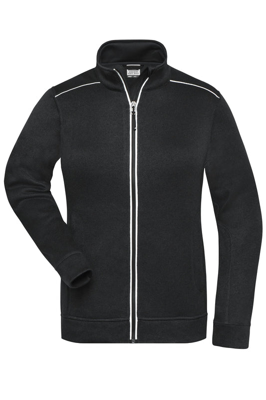 Casaco Fleece Tricotado Feminino para Trabalho SOLID