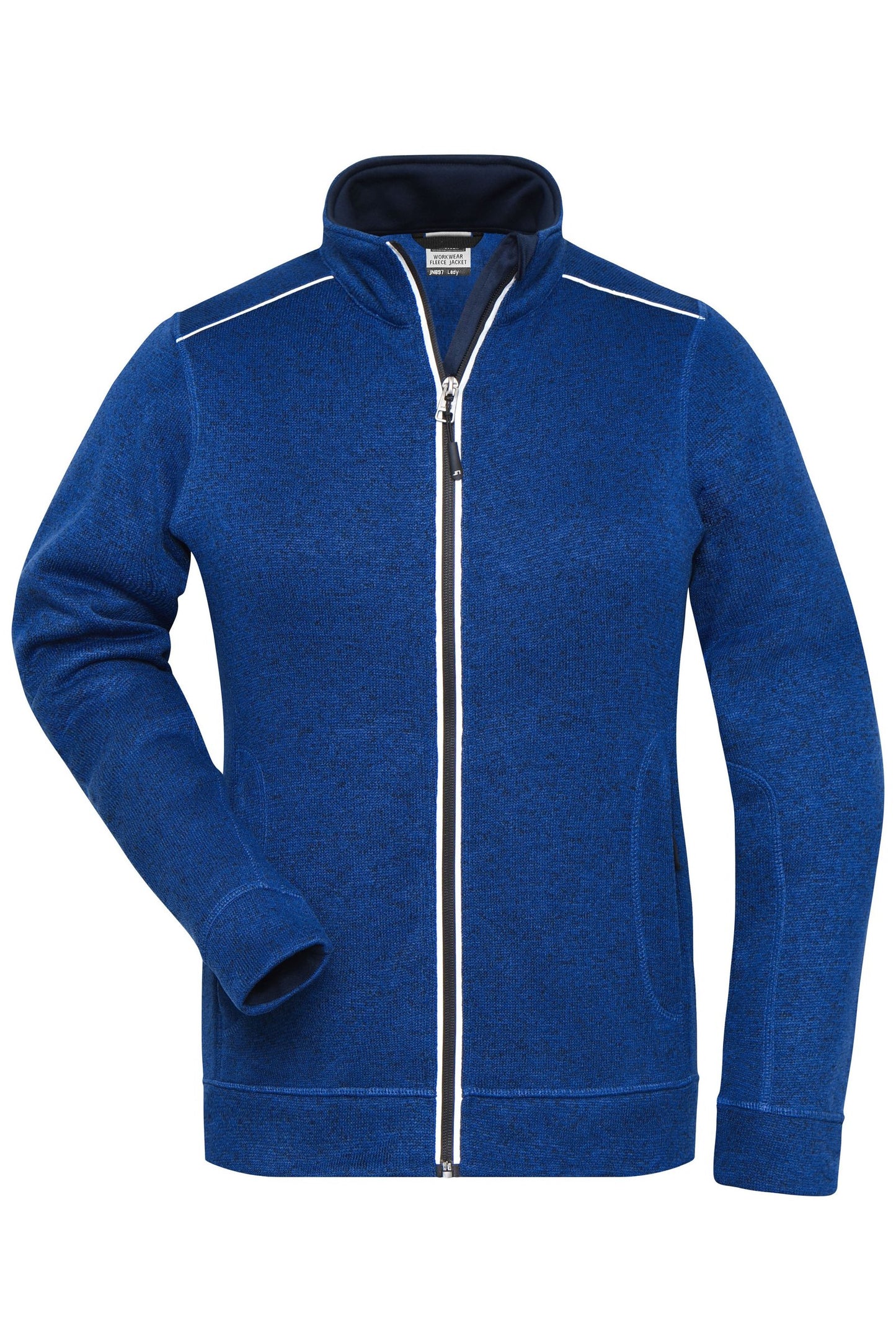 Casaco Fleece Tricotado Feminino para Trabalho SOLID