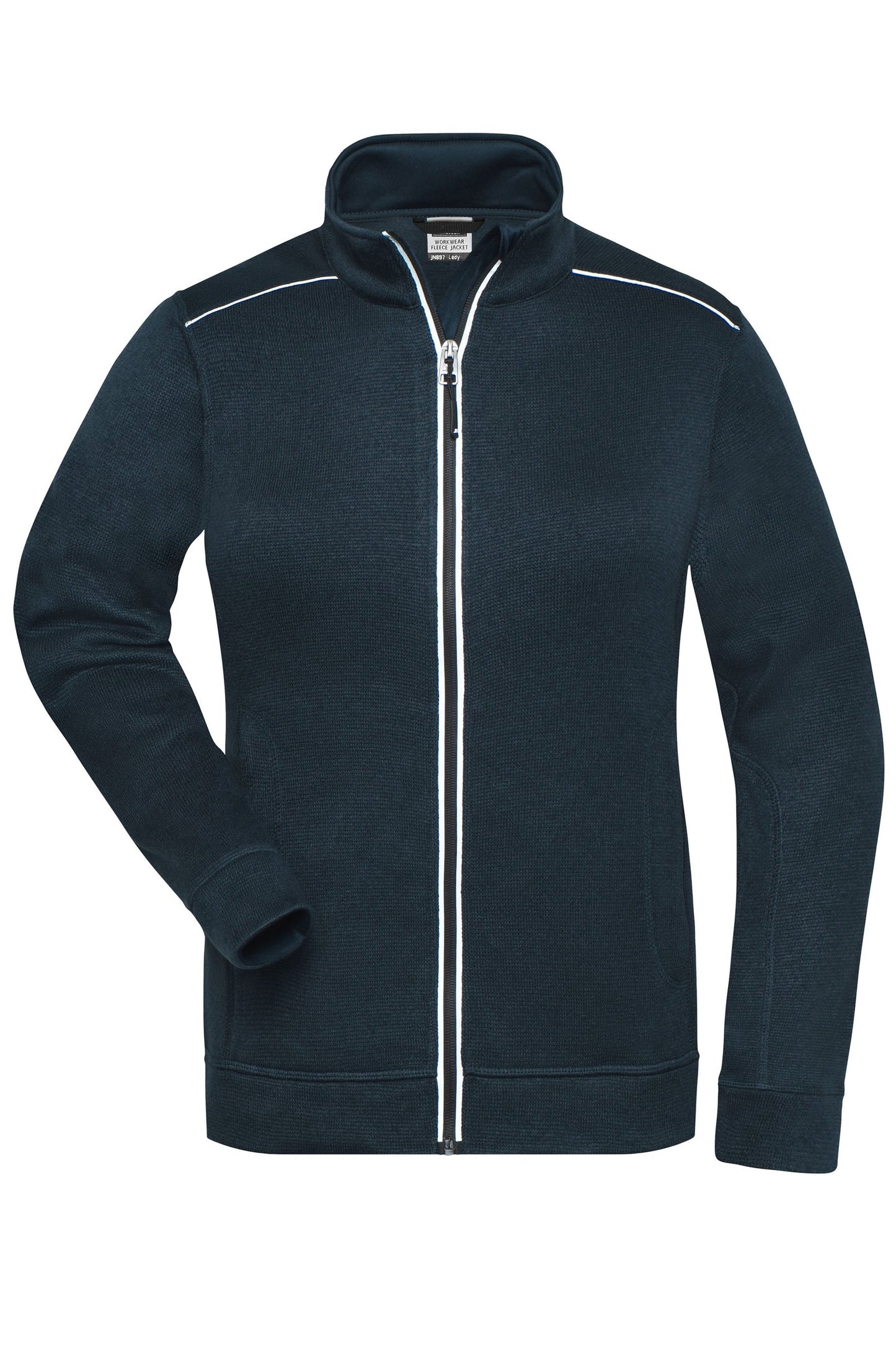 Casaco Fleece Tricotado Feminino para Trabalho SOLID