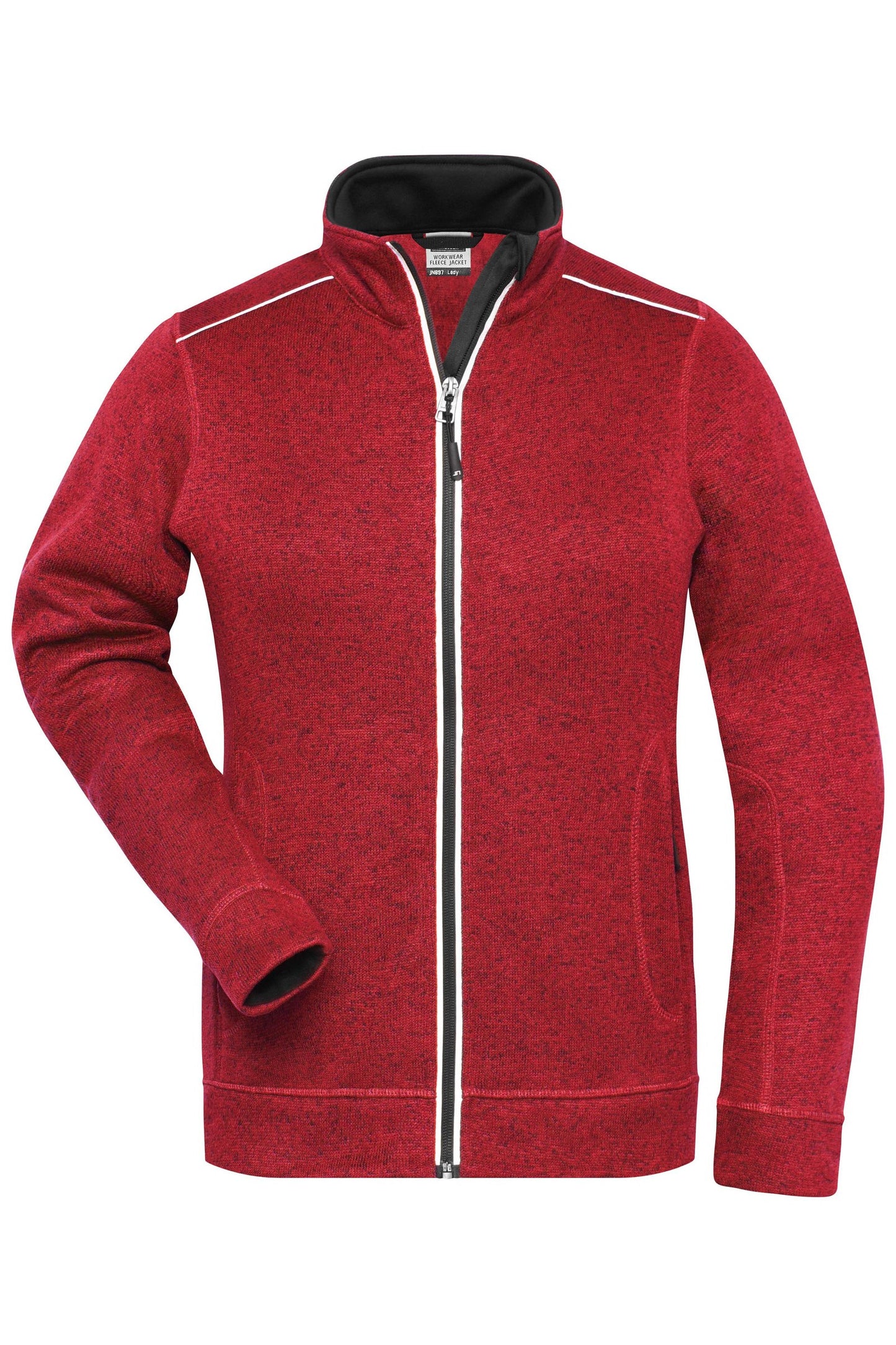 Casaco Fleece Tricotado Feminino para Trabalho SOLID