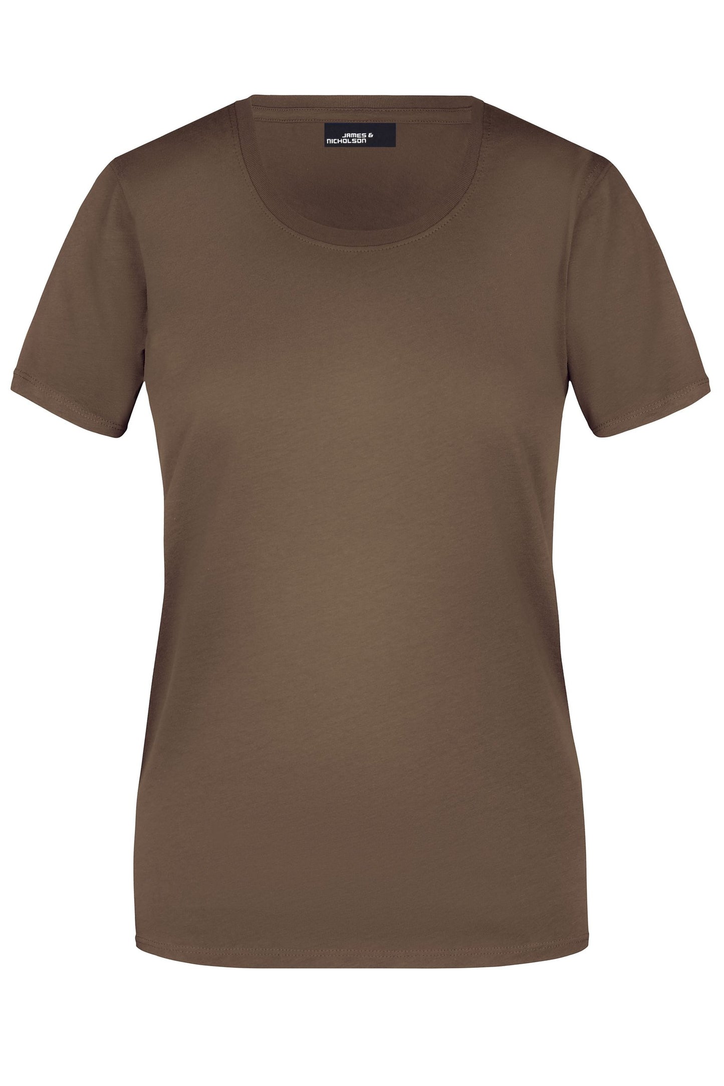 T-shirt Senhora Básica com Corte Ajustado