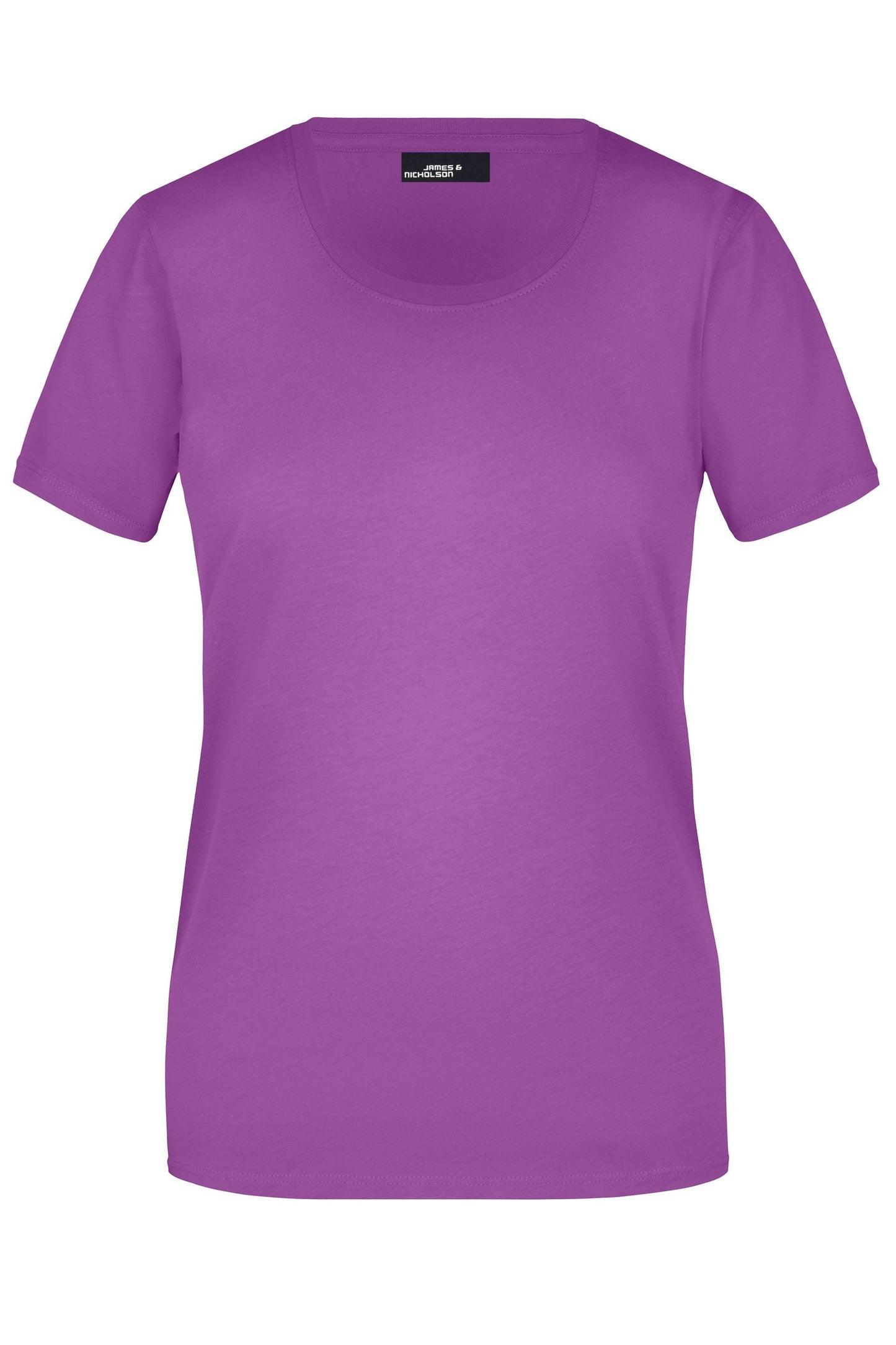 T-shirt Senhora Básica com Corte Ajustado