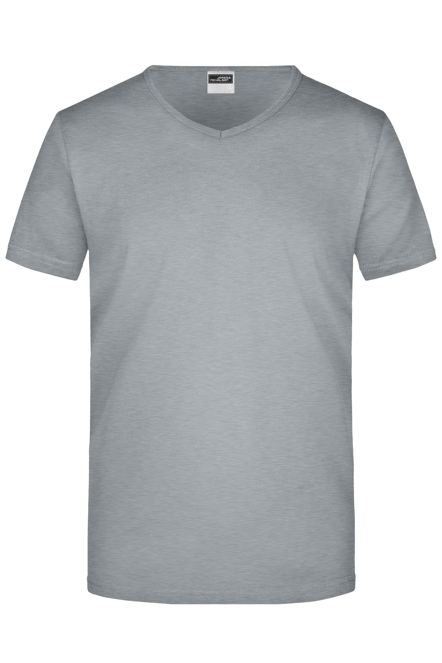 T-shirt Slim Fit com Decote em V para Homem