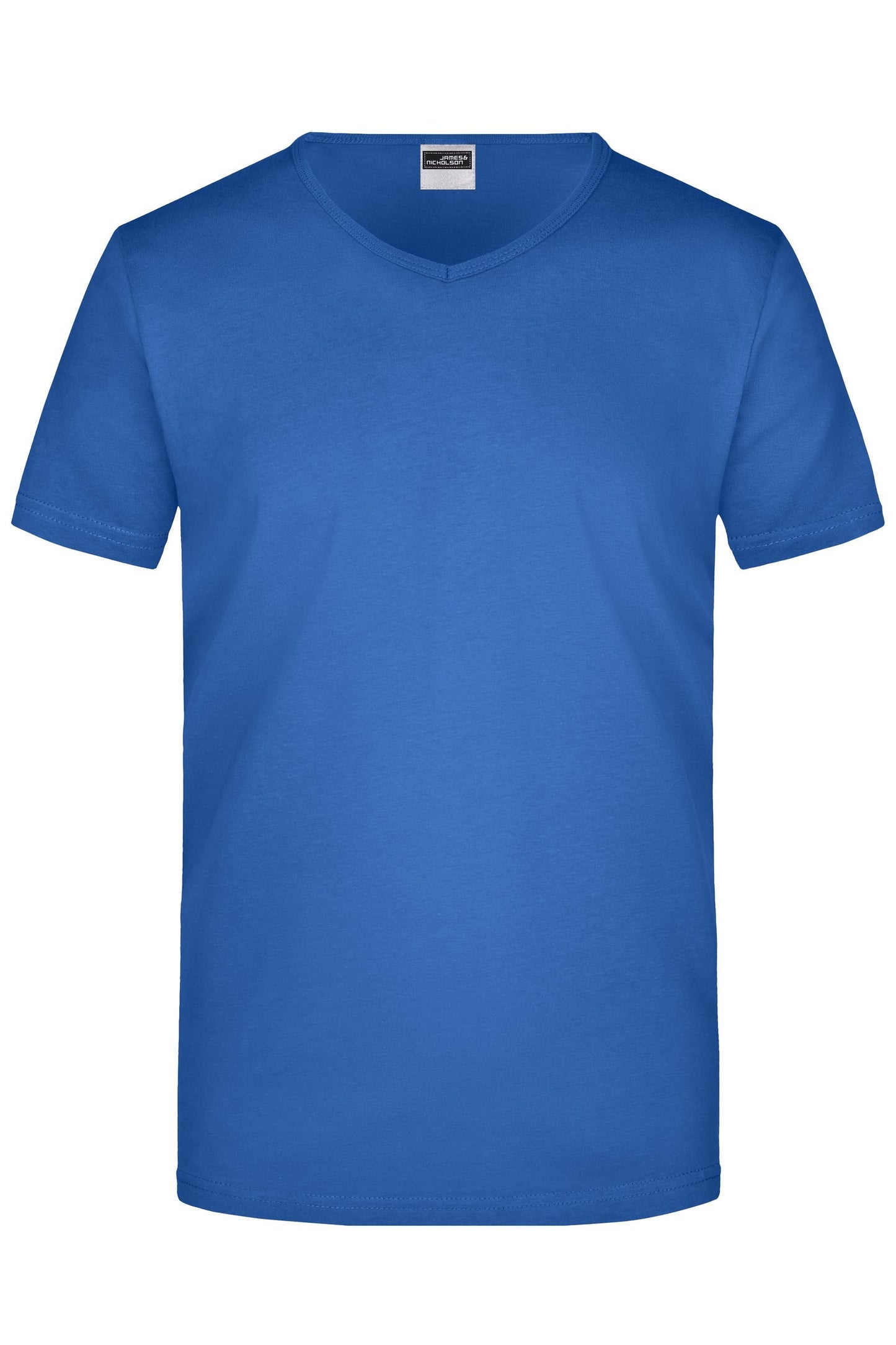 T-shirt Slim Fit com Decote em V para Homem
