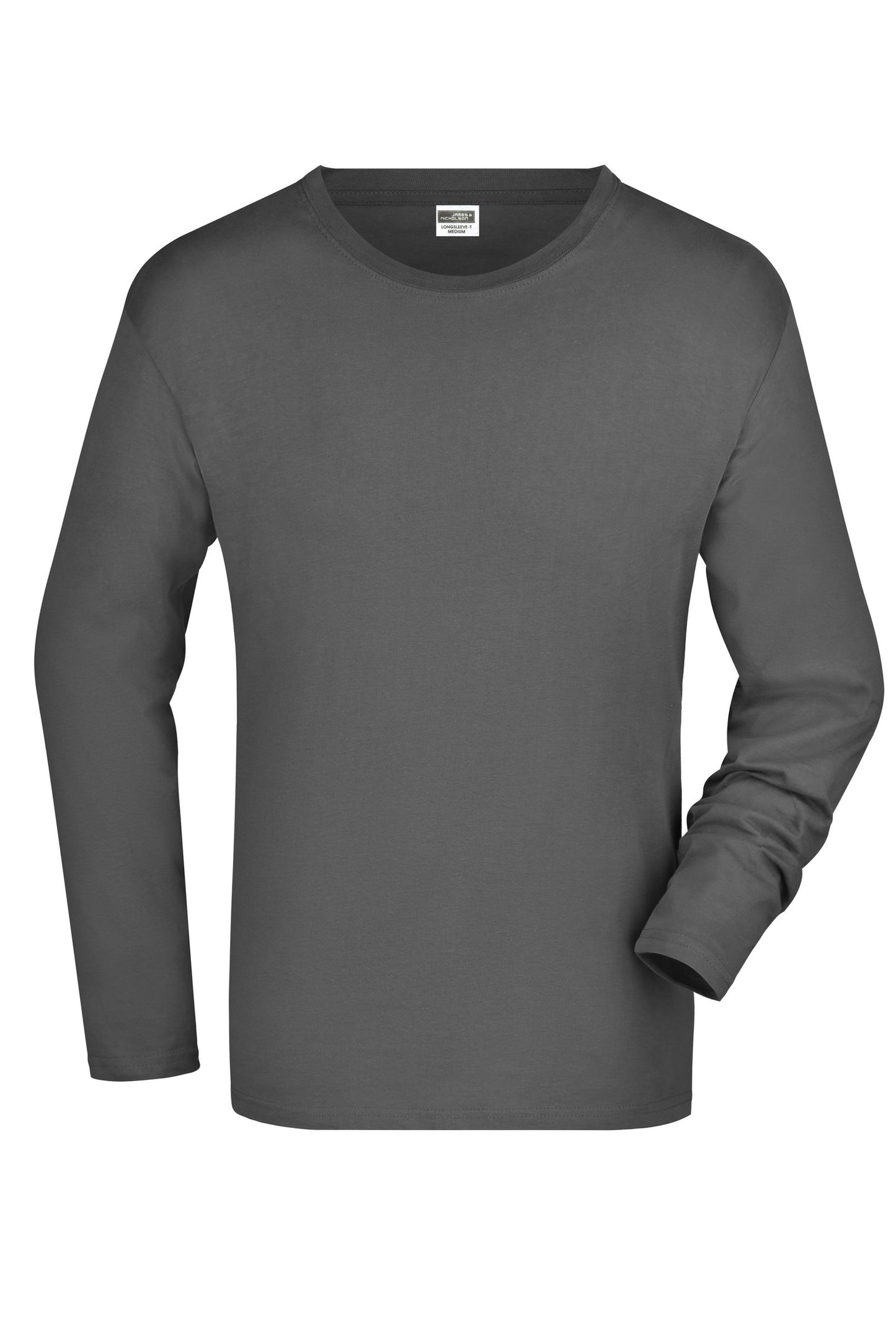 T-shirt Manga Comprida Masculina Média em Single Jersey