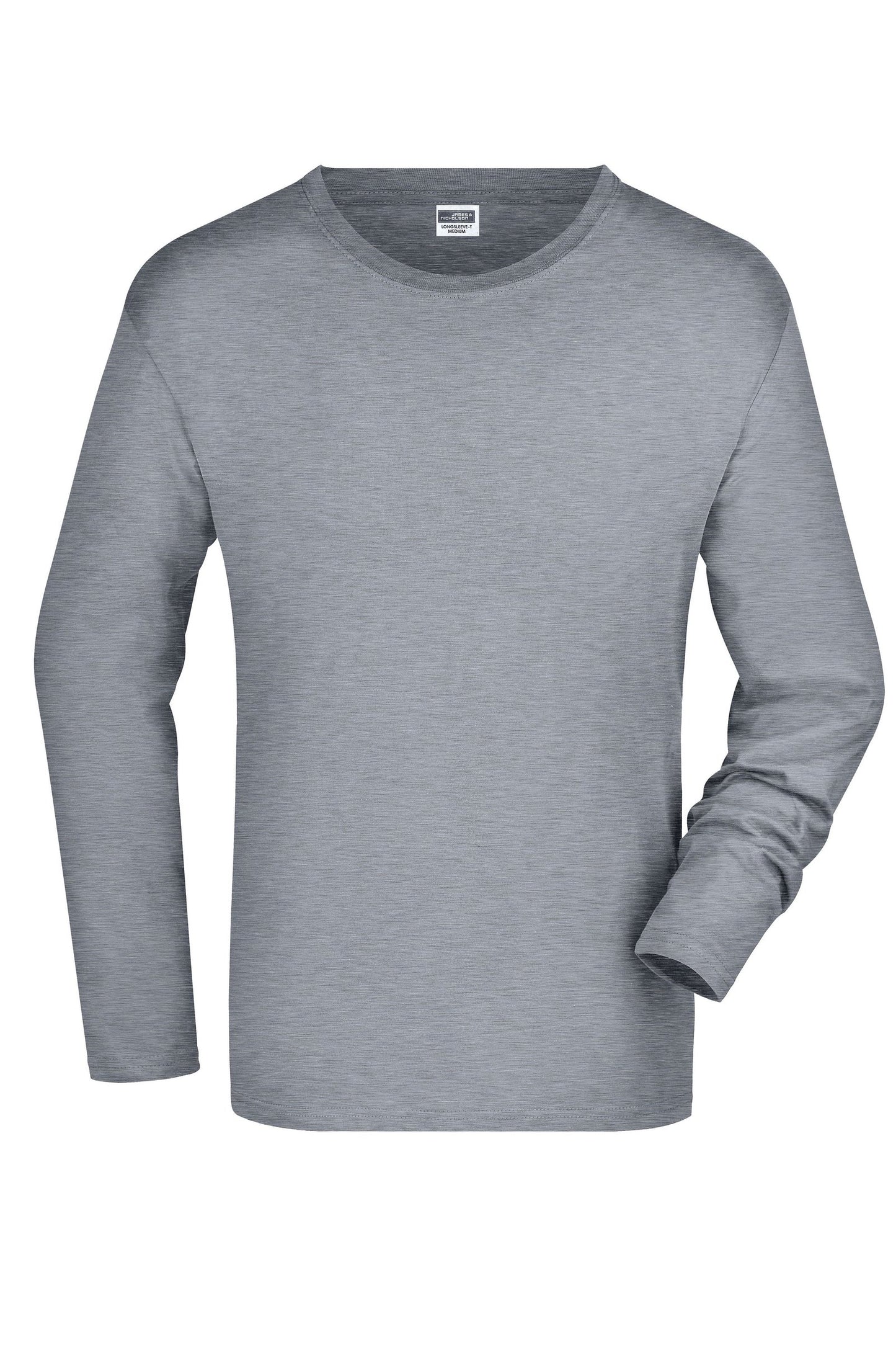 T-shirt Manga Comprida Masculina Média em Single Jersey