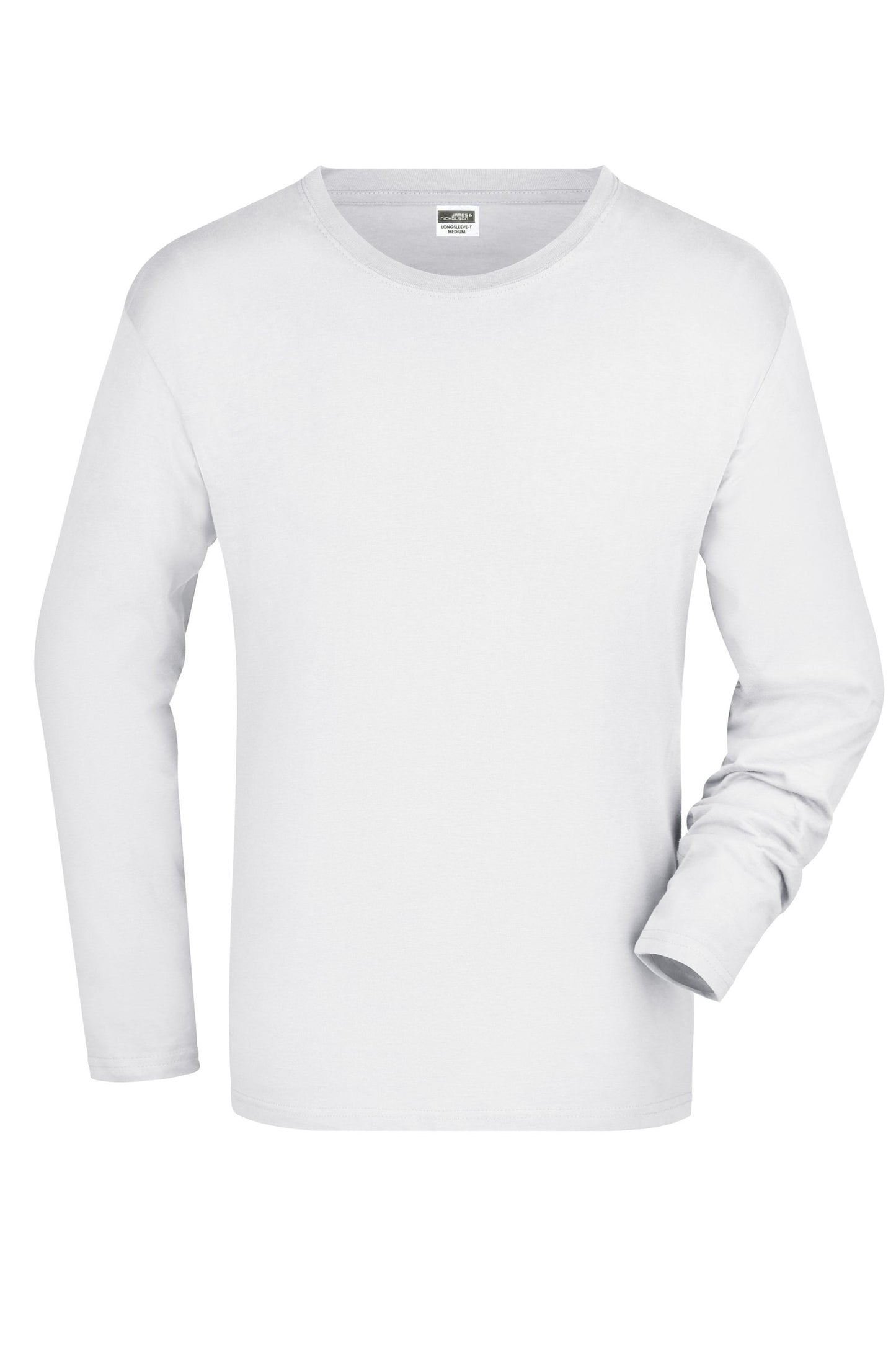 T-shirt Manga Comprida Masculina Média em Single Jersey
