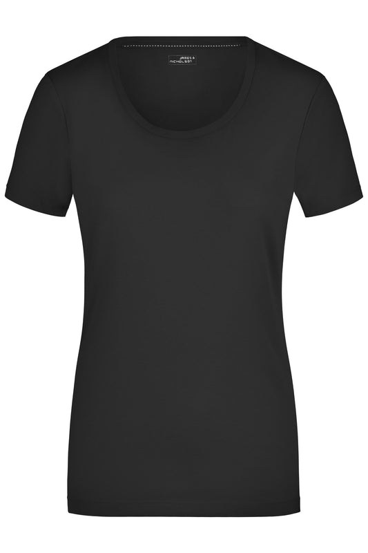 T-shirt Senhora Elástica em Malha Suave