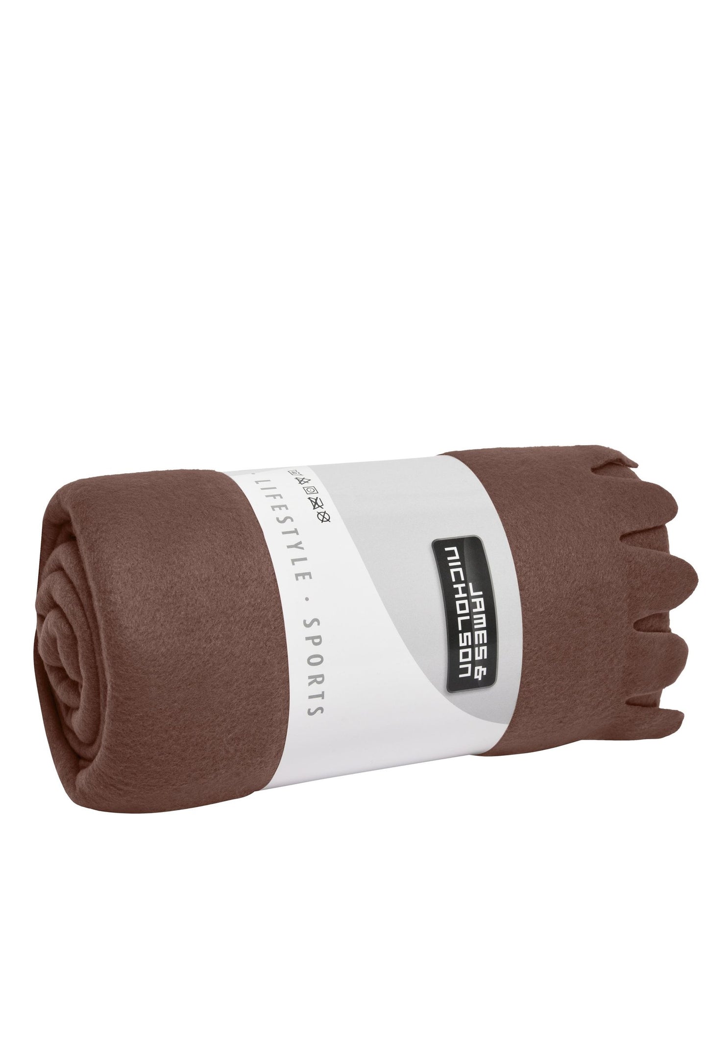 Manta Polar com Franjas Arredondadas Personalizável
