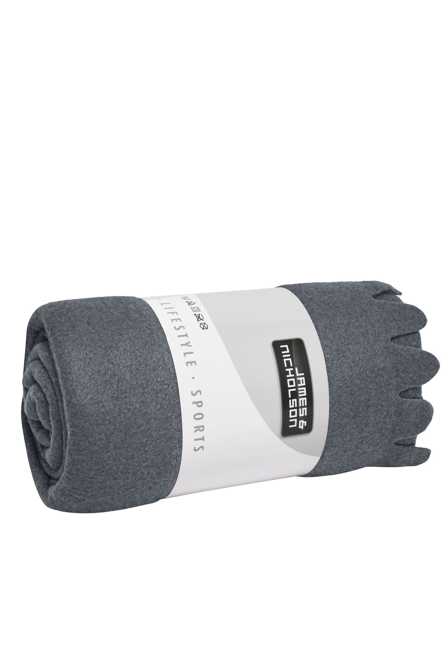 Manta Polar com Franjas Arredondadas Personalizável
