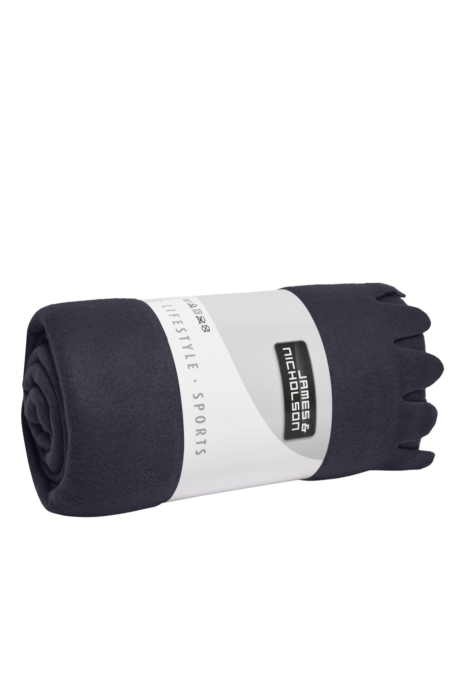 Manta Polar com Franjas Arredondadas Personalizável