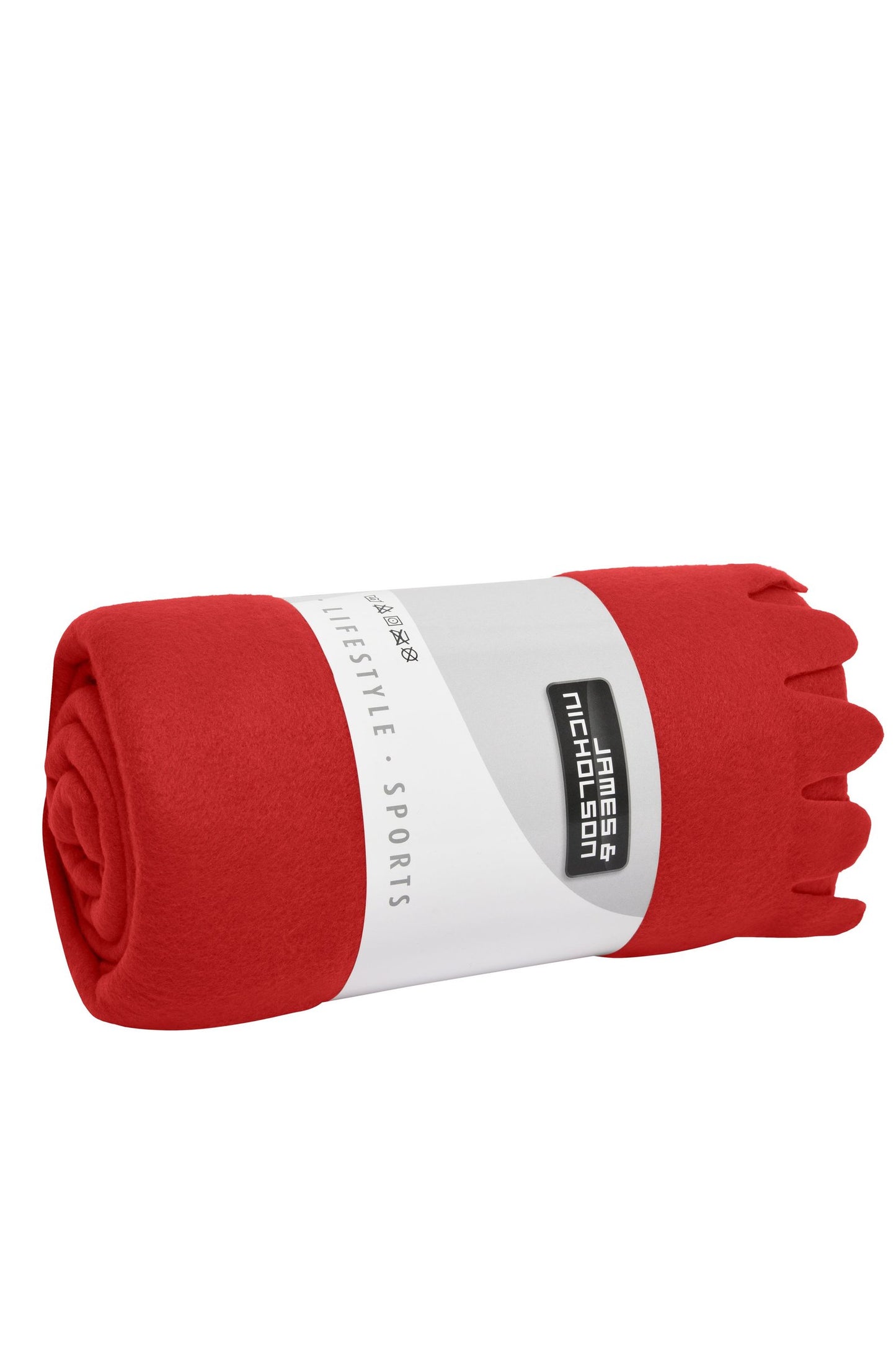Manta Polar com Franjas Arredondadas Personalizável