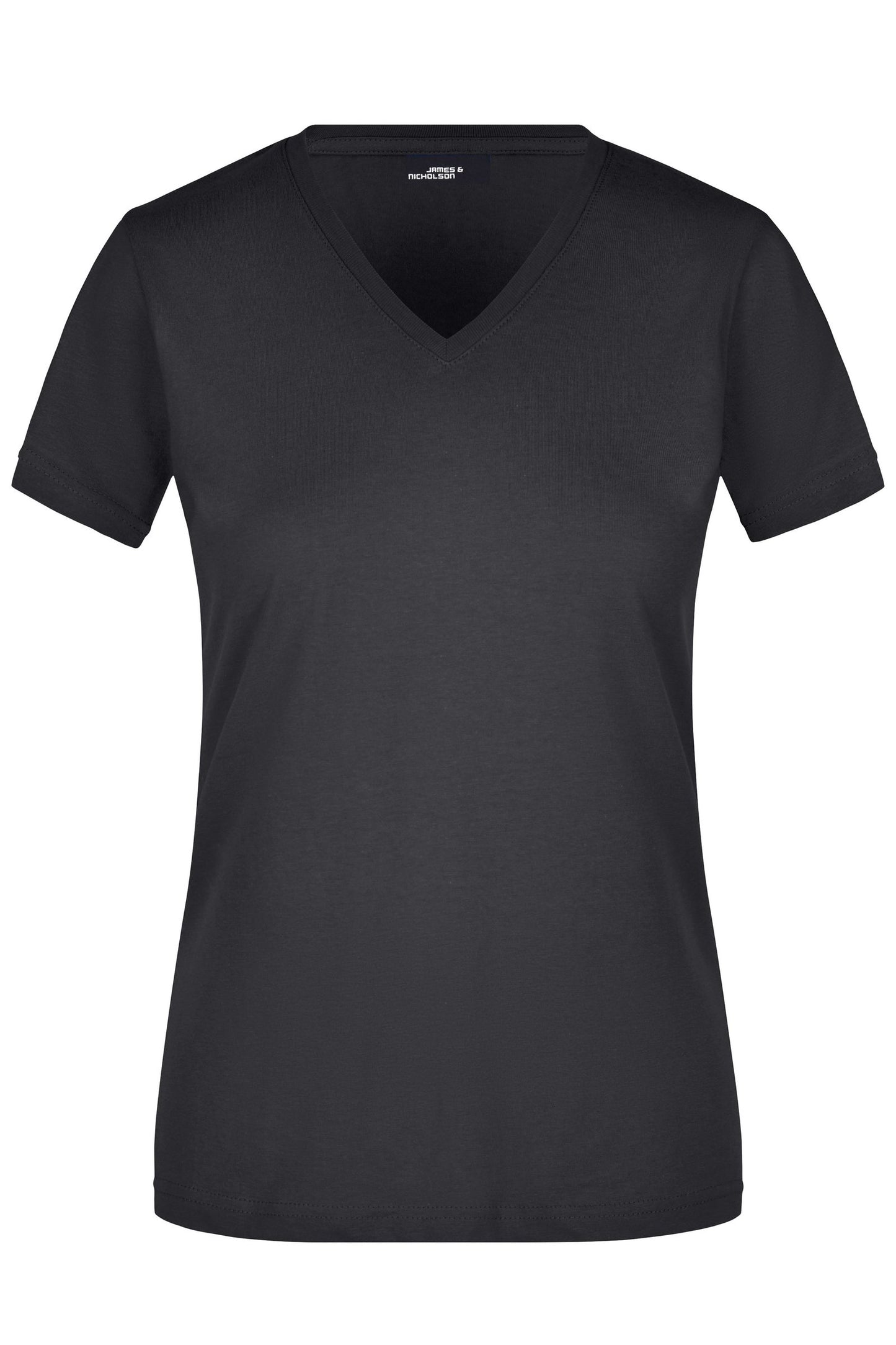 T-shirt Slim Fit Senhora com Decote em V